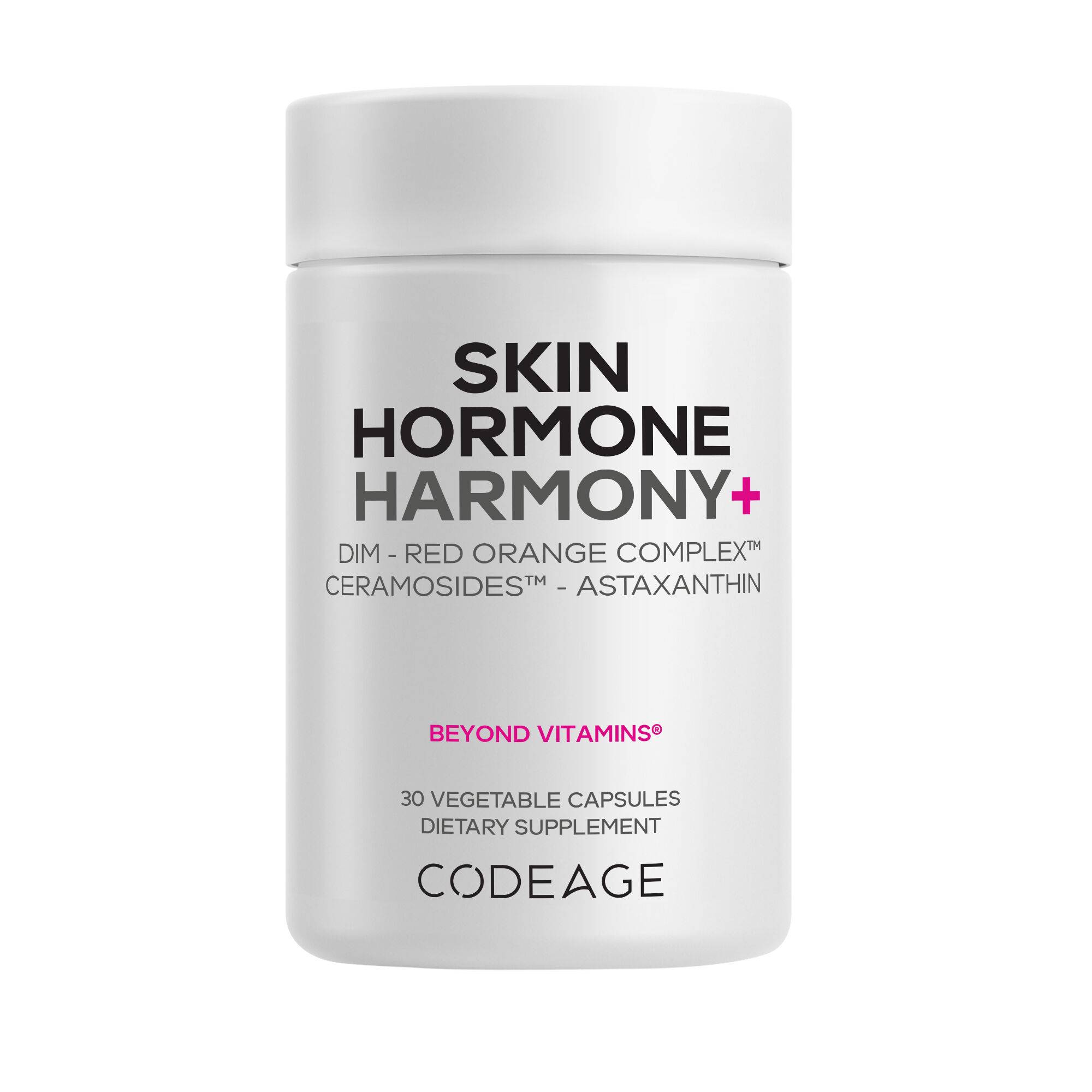 Skin Hormone Harmony+ Supplement &ndash; Skin Hair Support, Vitamin C