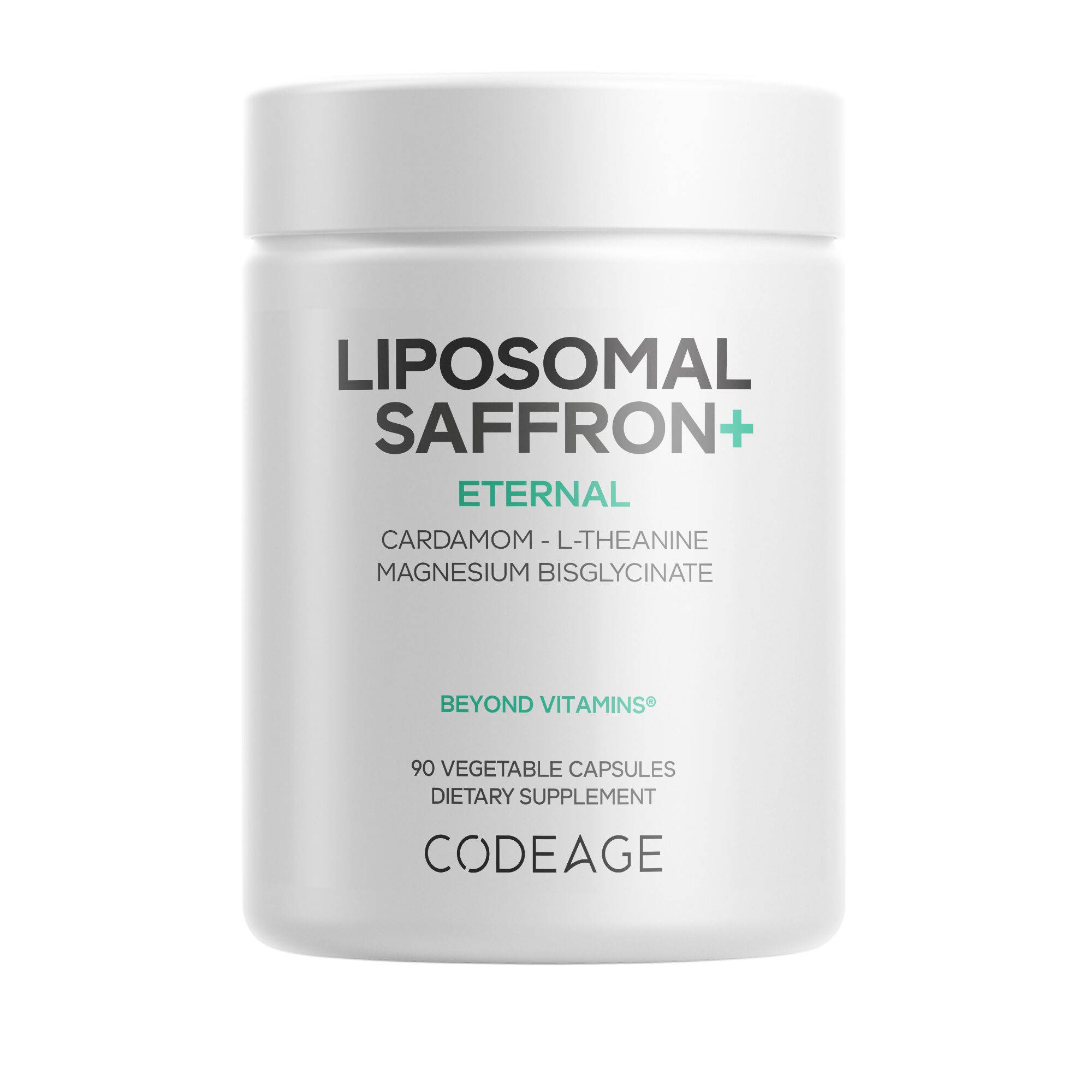 Liposomal Saffron+ Supplement - Magnesium, L-Theanine - Non-GMO