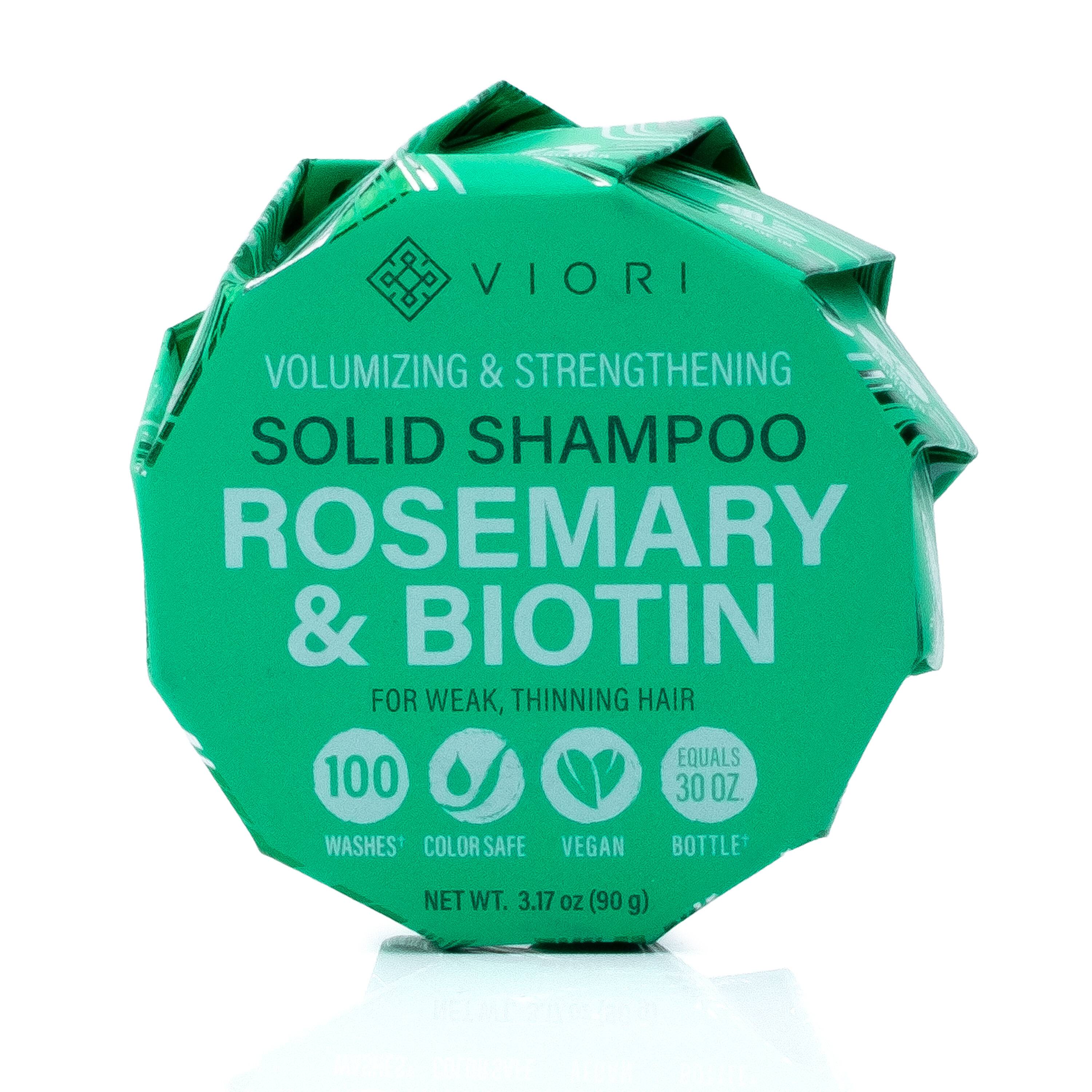 Rosemary & Biotin Shampoo Bar for Volumizing and Strengthening