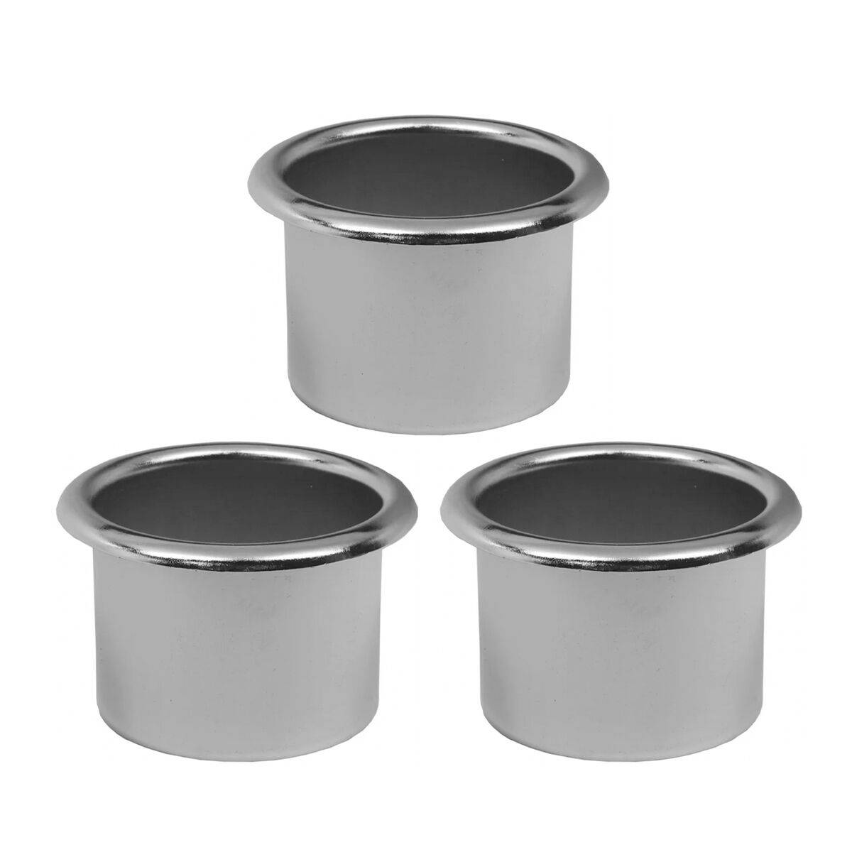 3" Appliance Ring in Chrome Set of 3