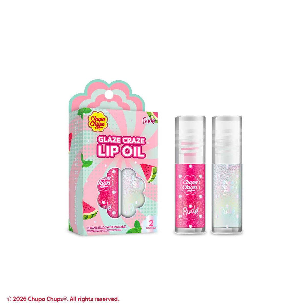 Chupa Chups Glaze Craze Lip Oil Duo