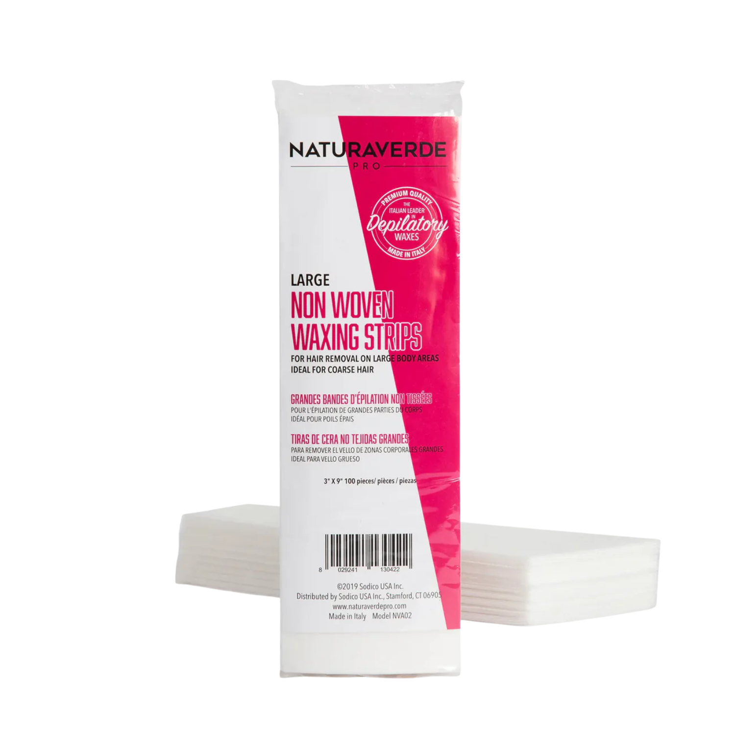 Non-Woven Waxing Strips for Body - Pack of 100
