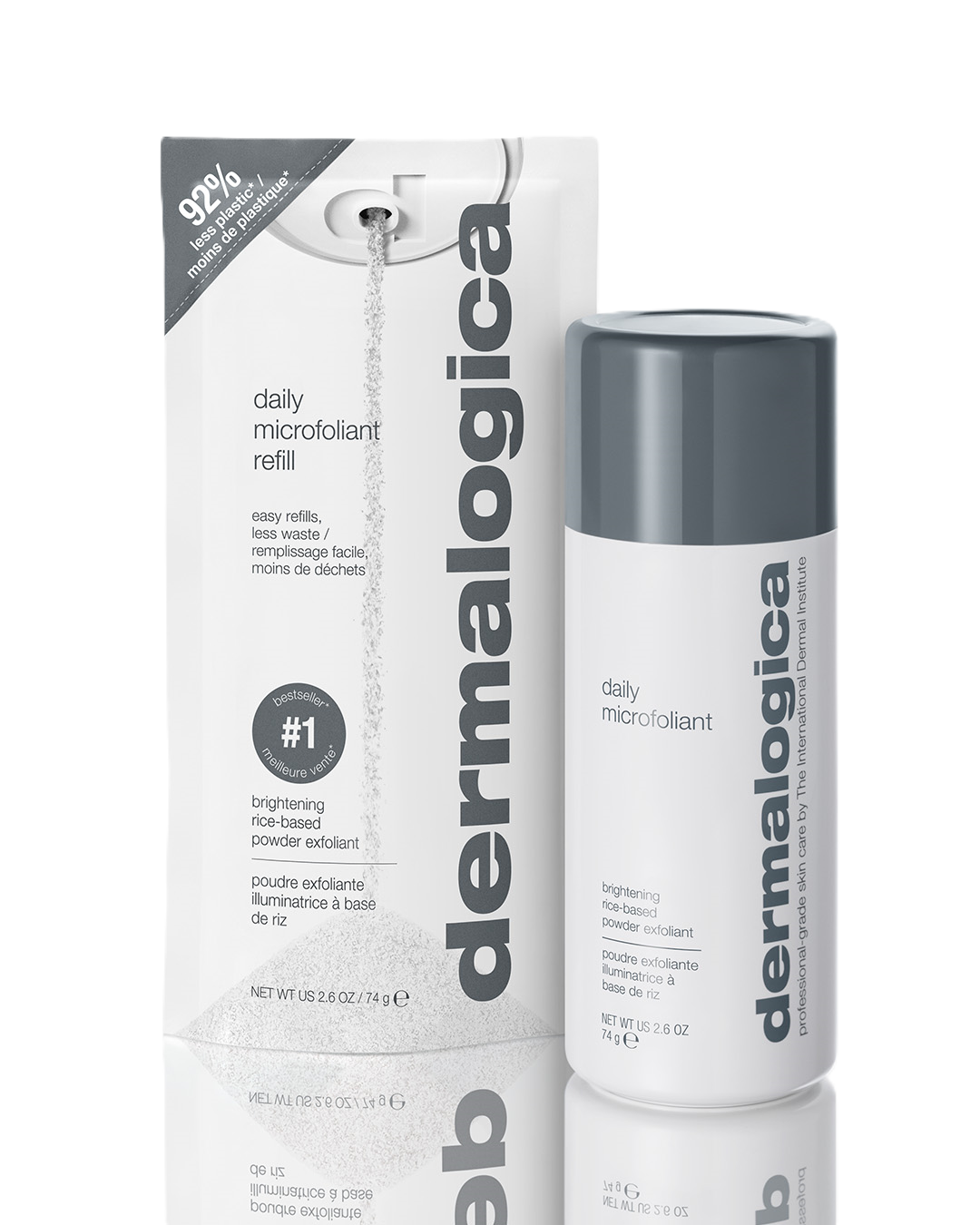 Daily Microfoliant 2.6oz + Daily Microfoliant Refill 2.6oz