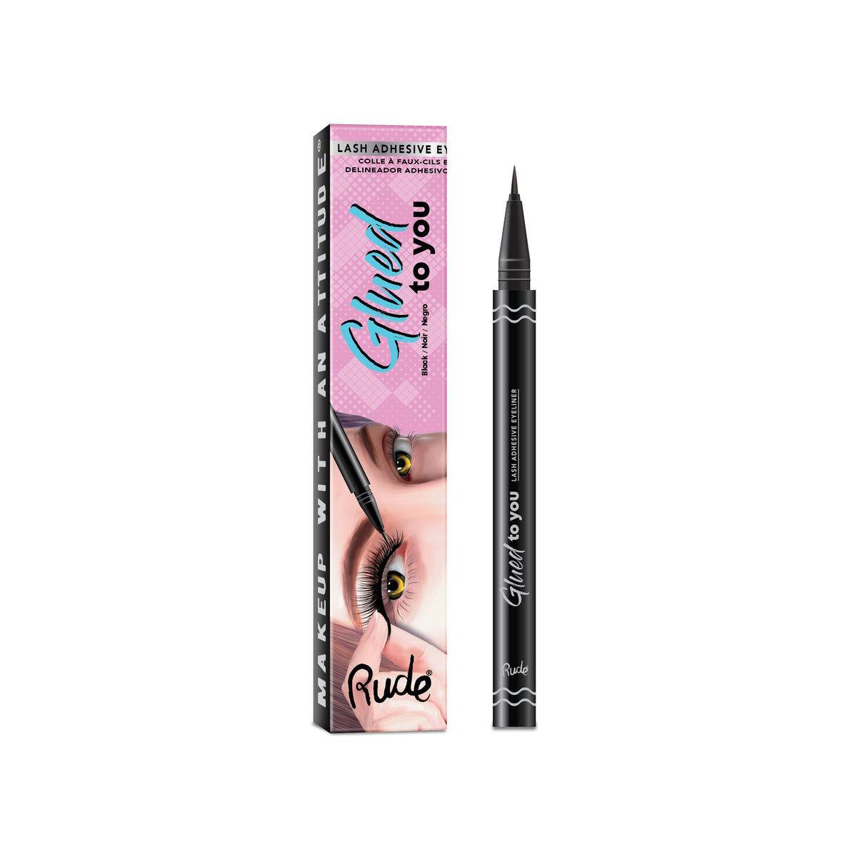 Stuck on You/Glued to You Lash Adhesive Eyeliner in Black