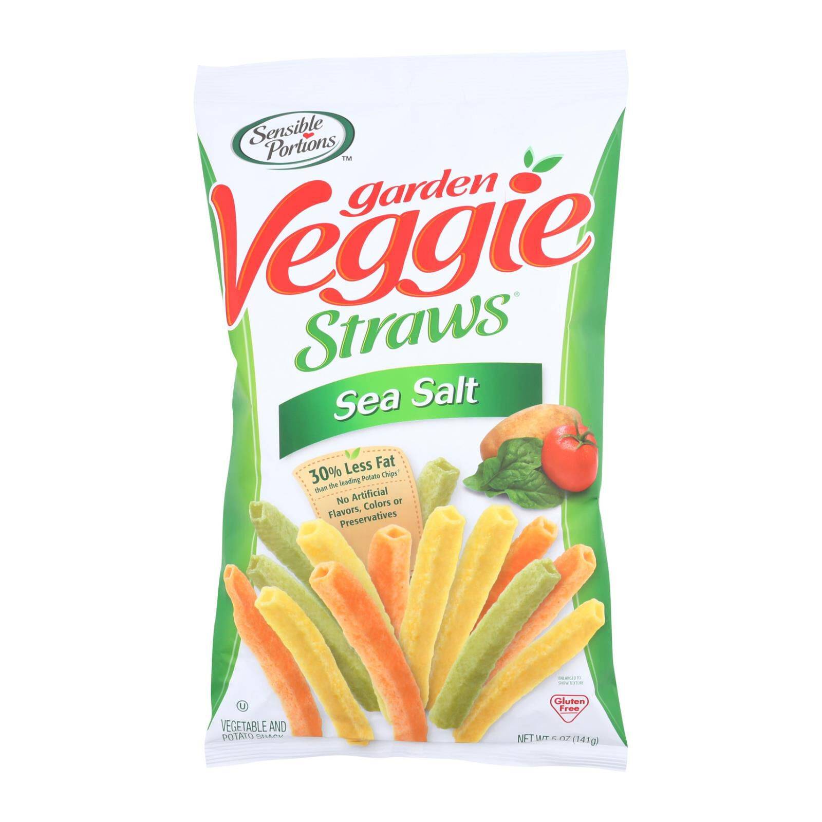 Sea Salt Garden Veggie Straws - Case Of 12, 5 Oz