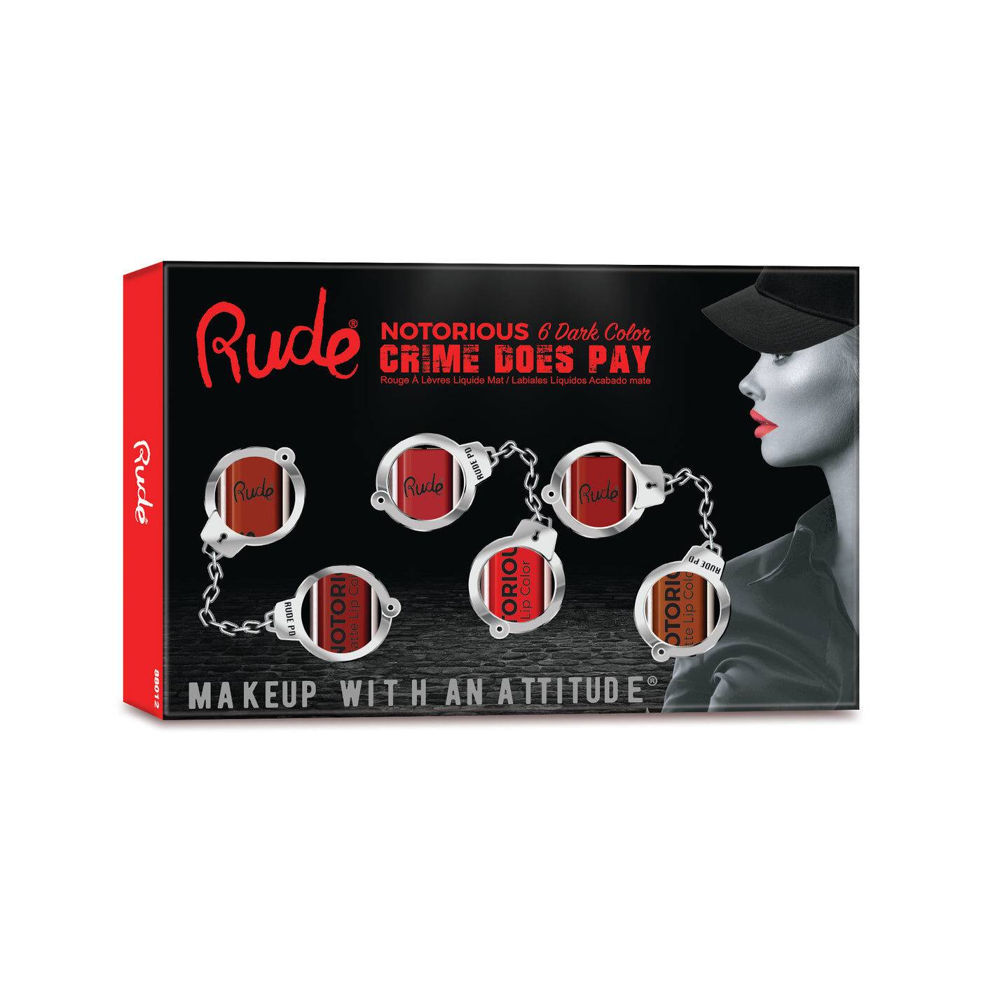 Crime Does Pay - 6 Lip Color Set