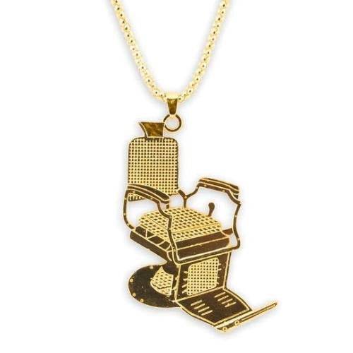 Barber Chair Necklace & Keychain Large
