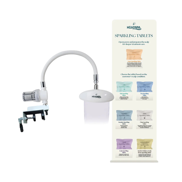 Waterfall with Sparkling Tablet Display