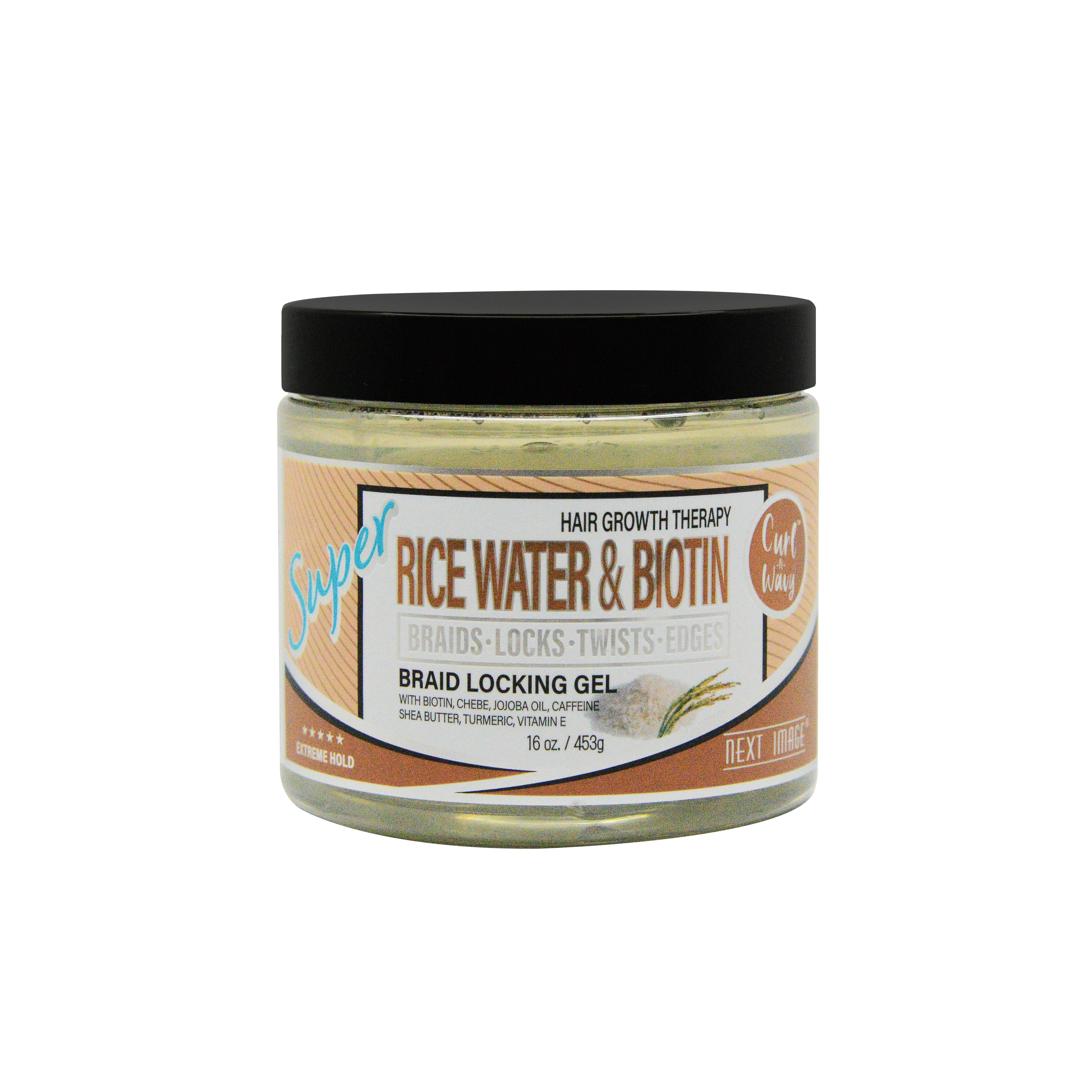Braid Locking Gel Super Hold - Rice Water
