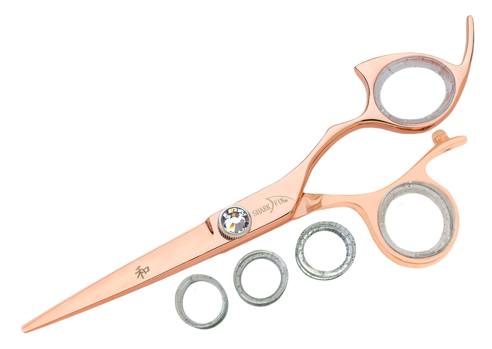 Right Hand Pro Non-Swivel Rose Gold Titanium Cutting Shear