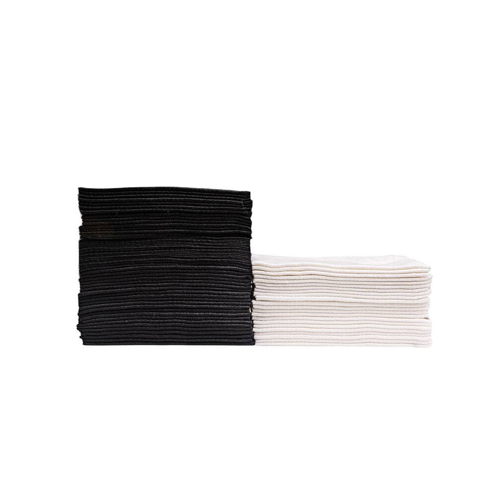 Disposable Eco Hair Towels - Black