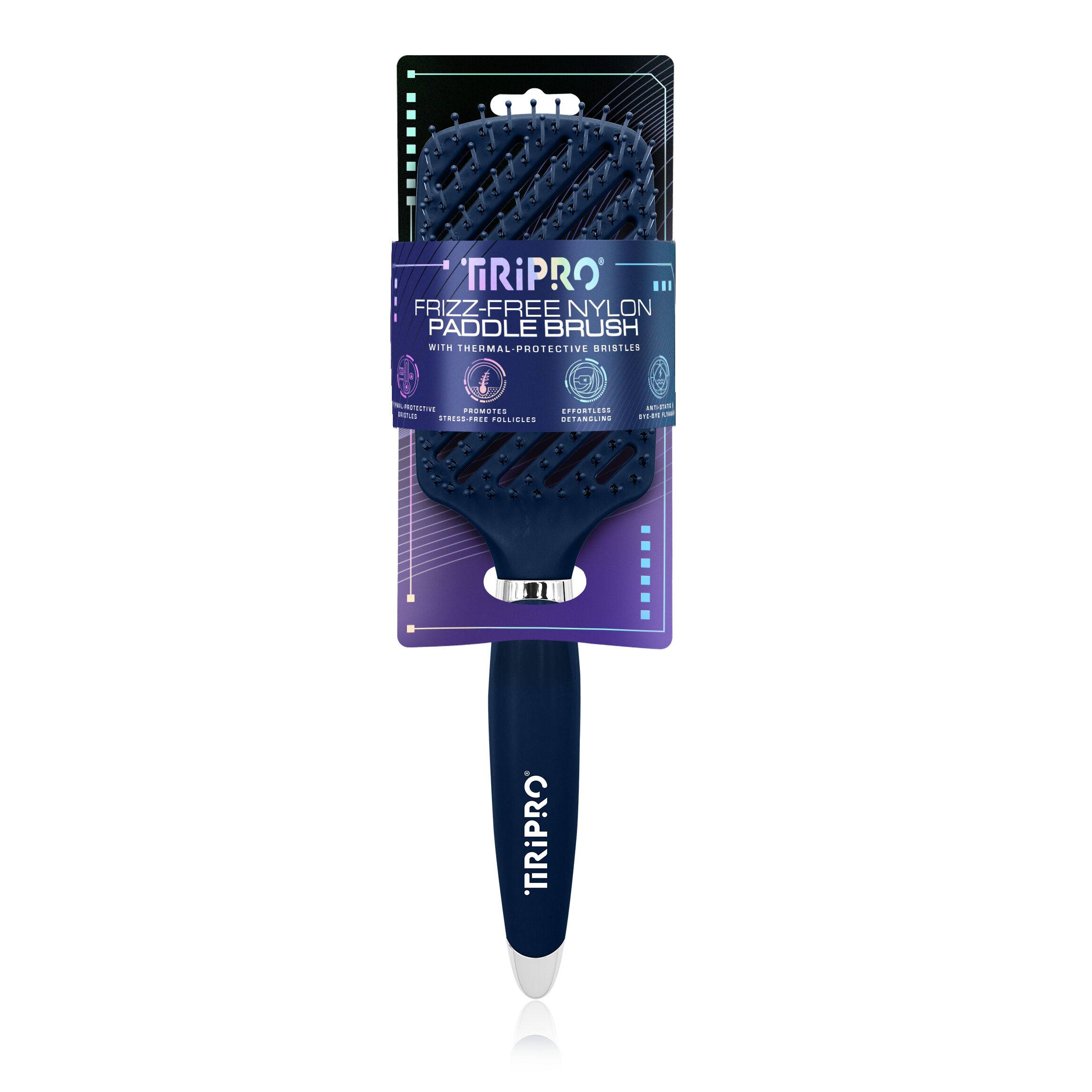 Detangling No-Frizz Nylon Paddle Brush