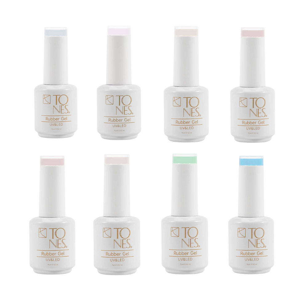 Rubber Base Gel Kit - Cloudy Elegance