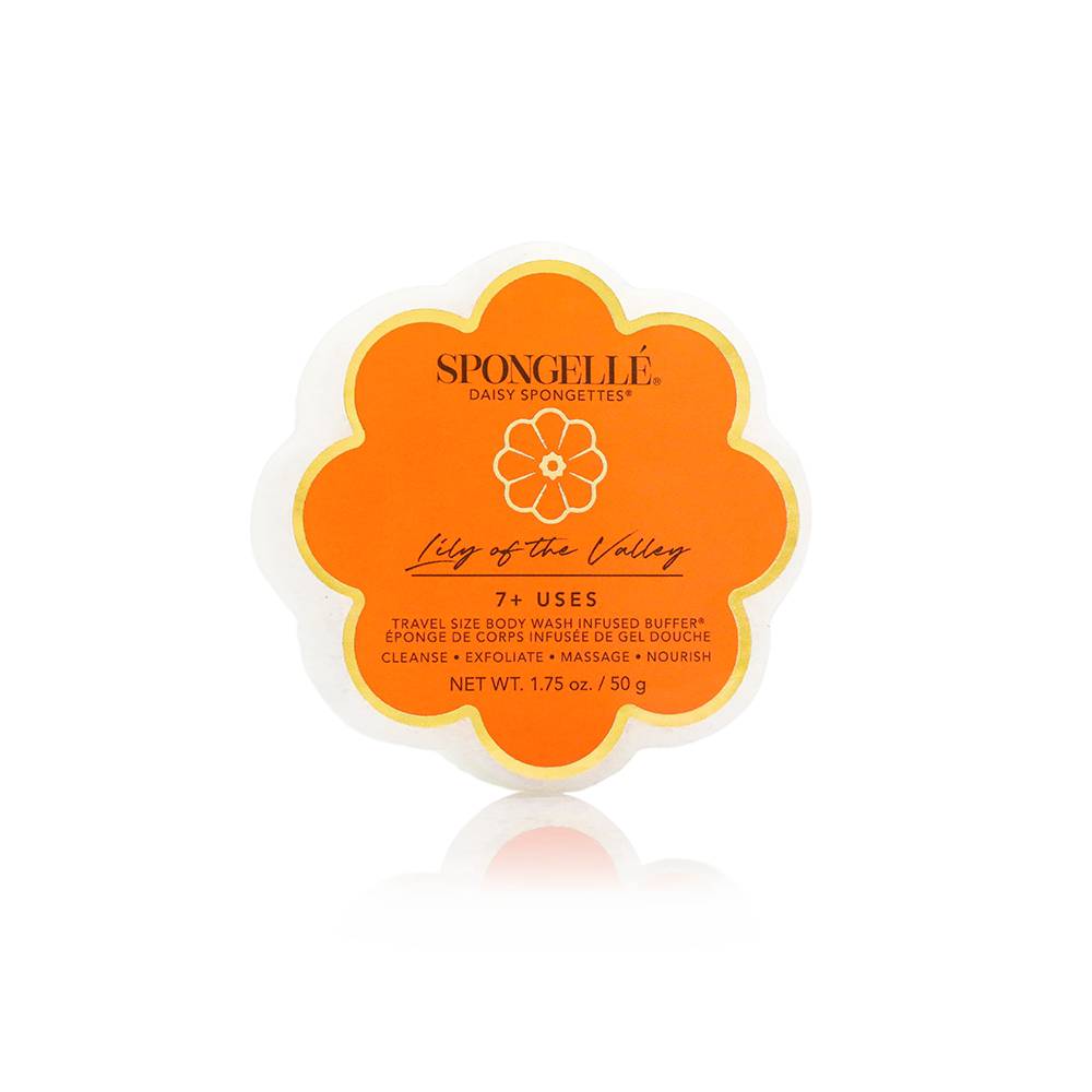 Daisy Collection Flower Shaped Spongette Lily Of The Valley 1.75oz