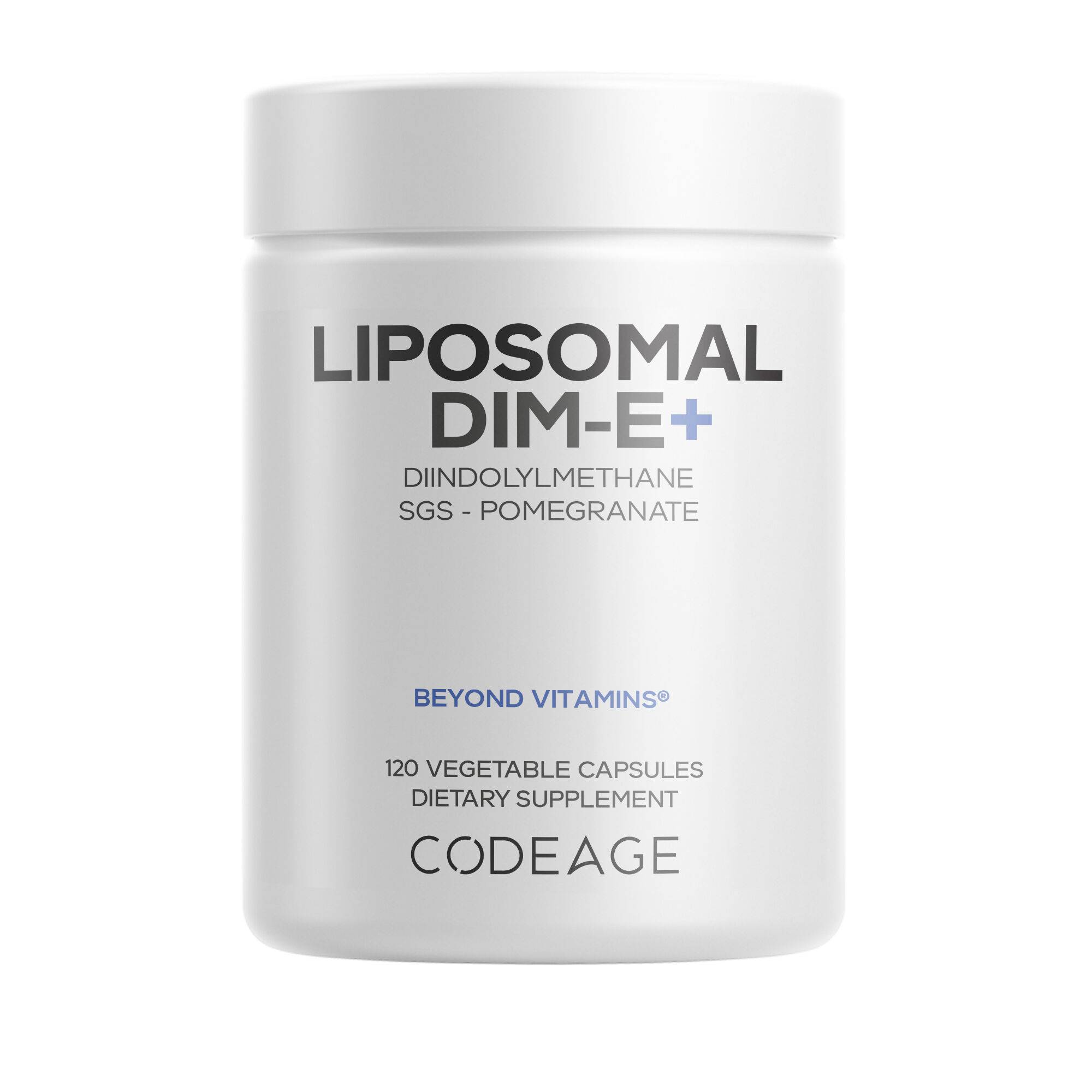 Liposomal DIM-E+ Diindolylmethane Pomegranate Gluten-Free Supplement