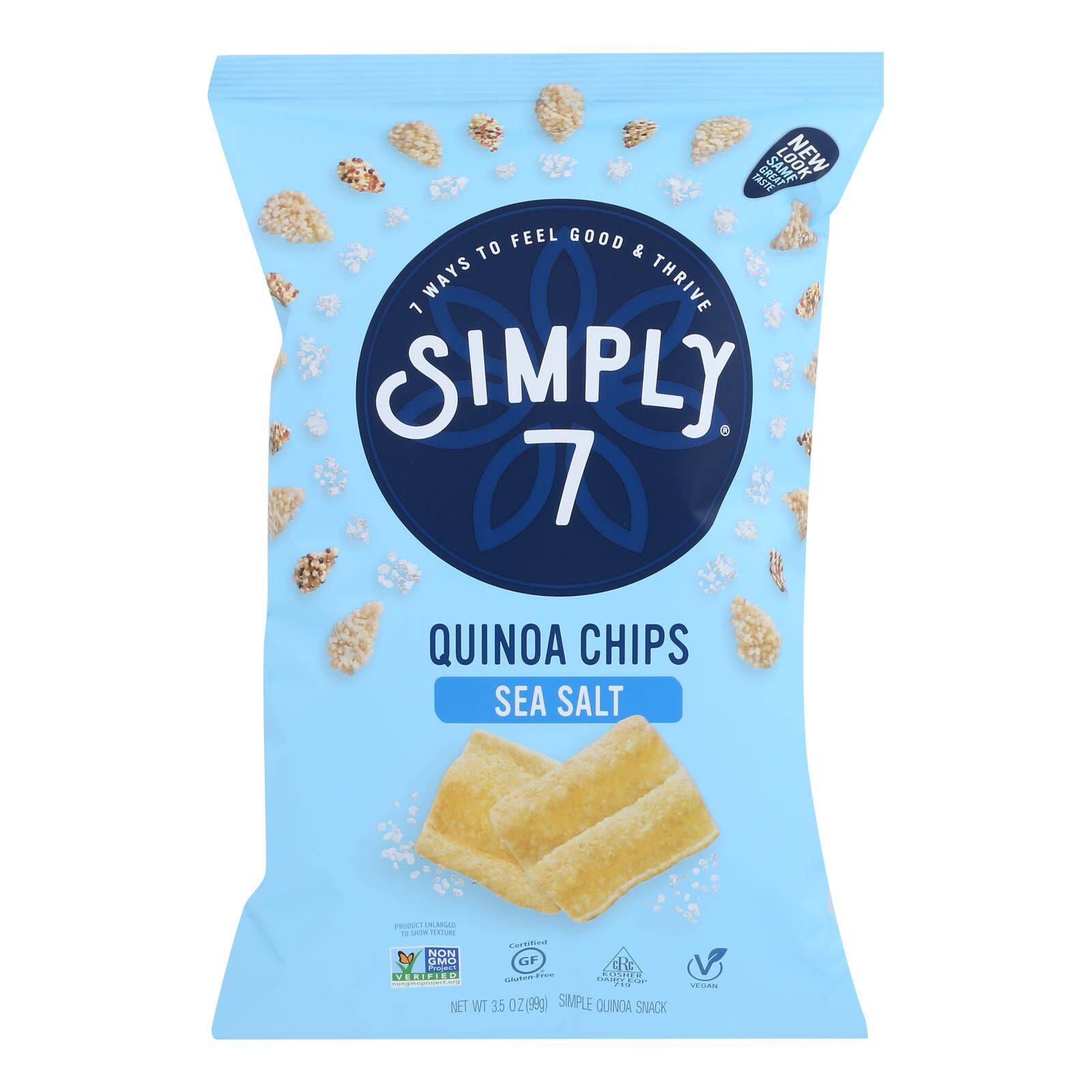Sea Salt Quinoa Chips - Case Of 8, 3.5 Oz