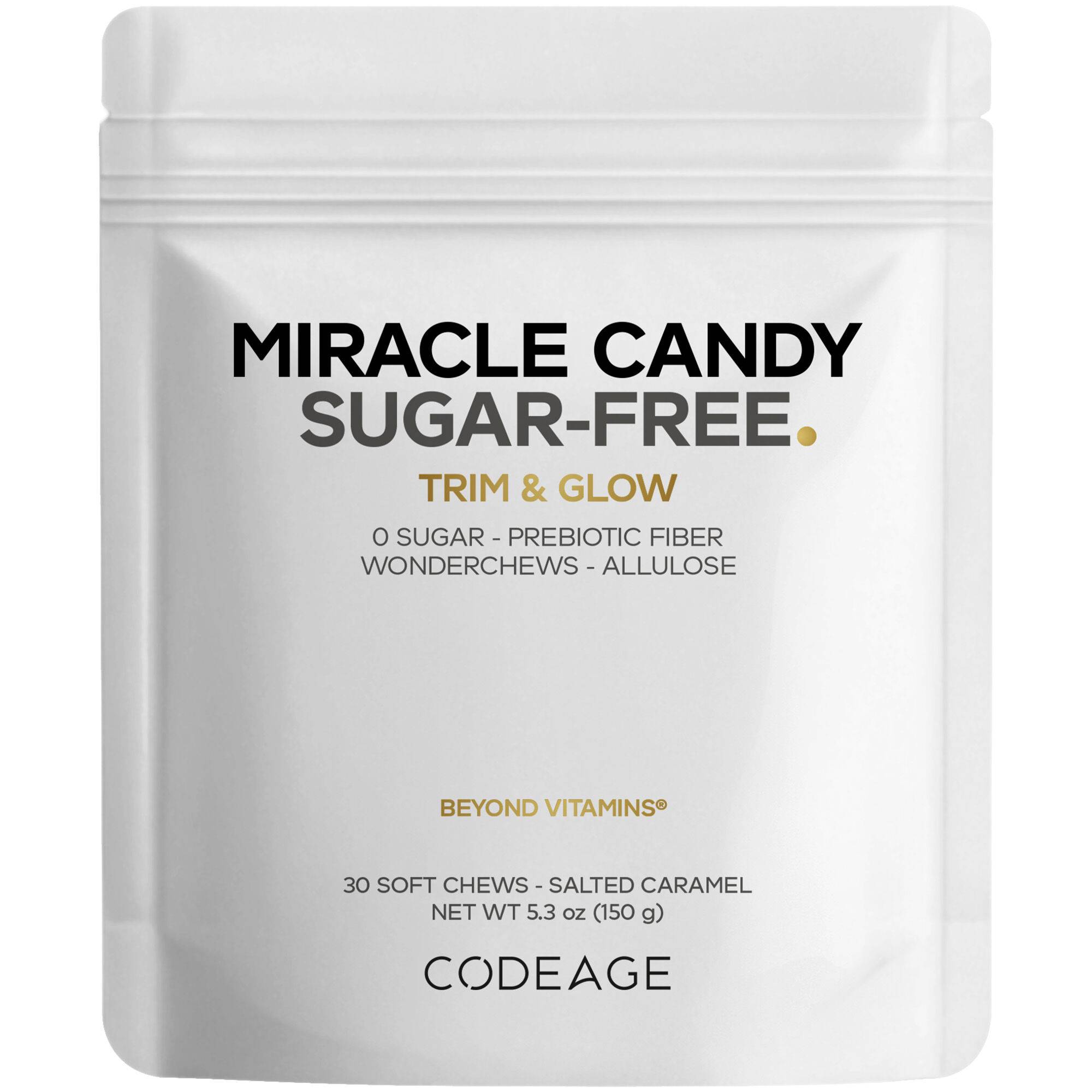 Miracle Candy Salted Caramel Sugar-Free Soft Allulose Prebiotic Fiber