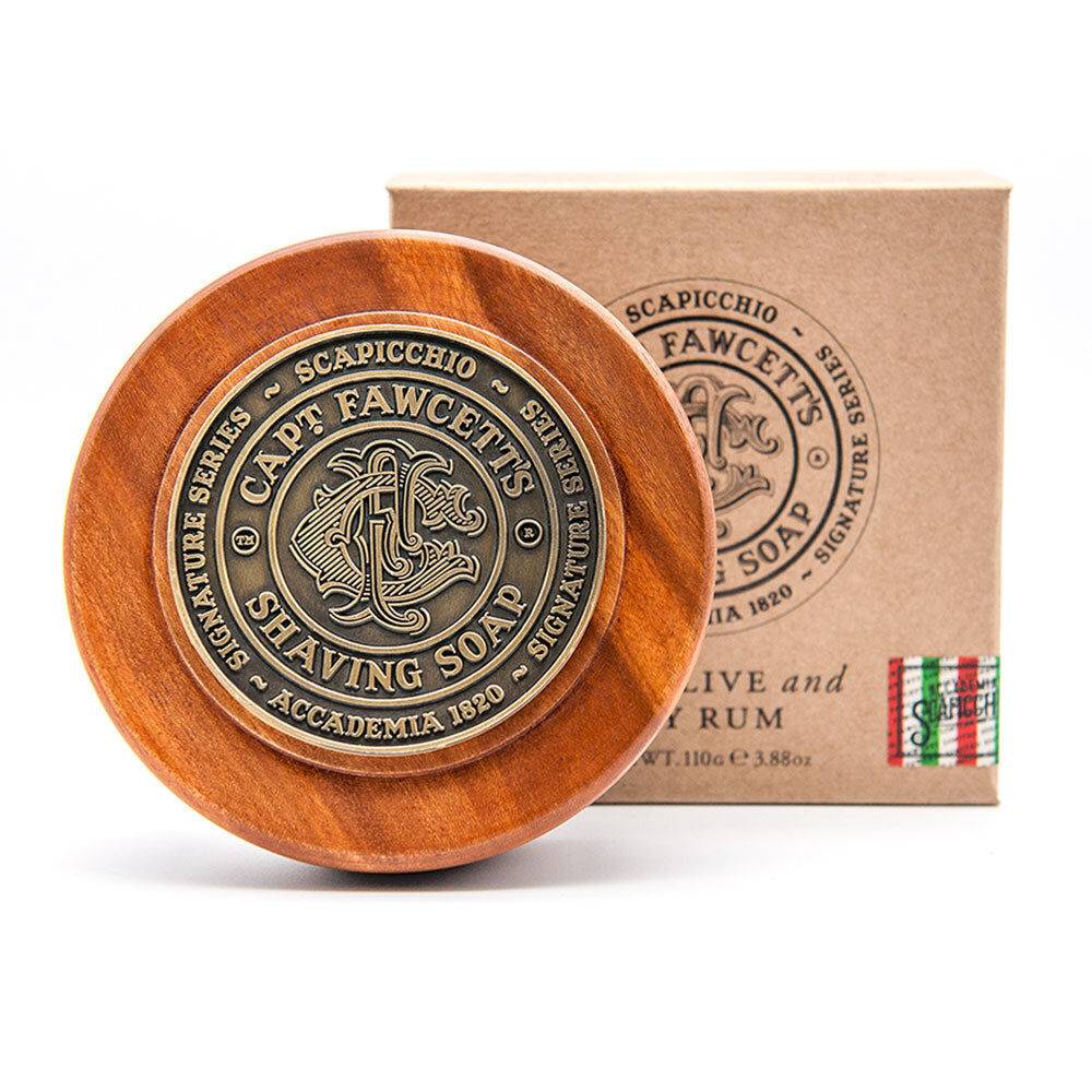 Scapicchio Fig, Olive & Bay Rum Shaving Soap 110 gram