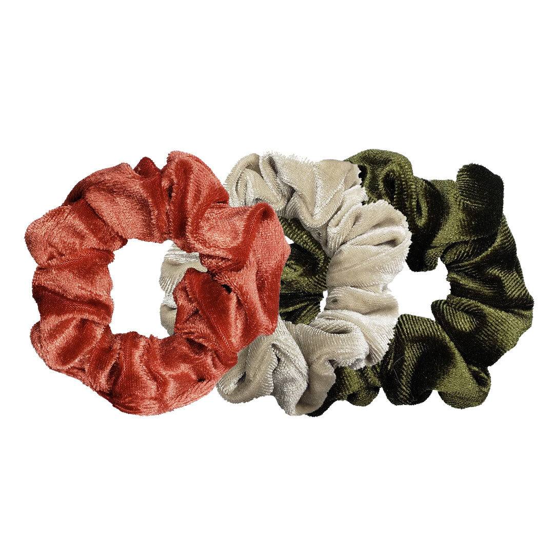 Luxe Velvet Scrunchie 3-Pack