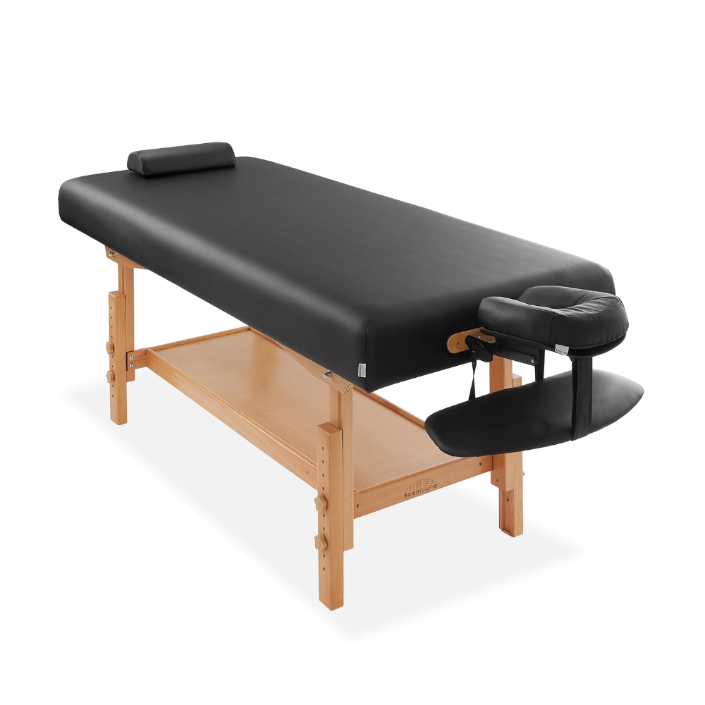 Professional Stationary Massage Table with Headrest