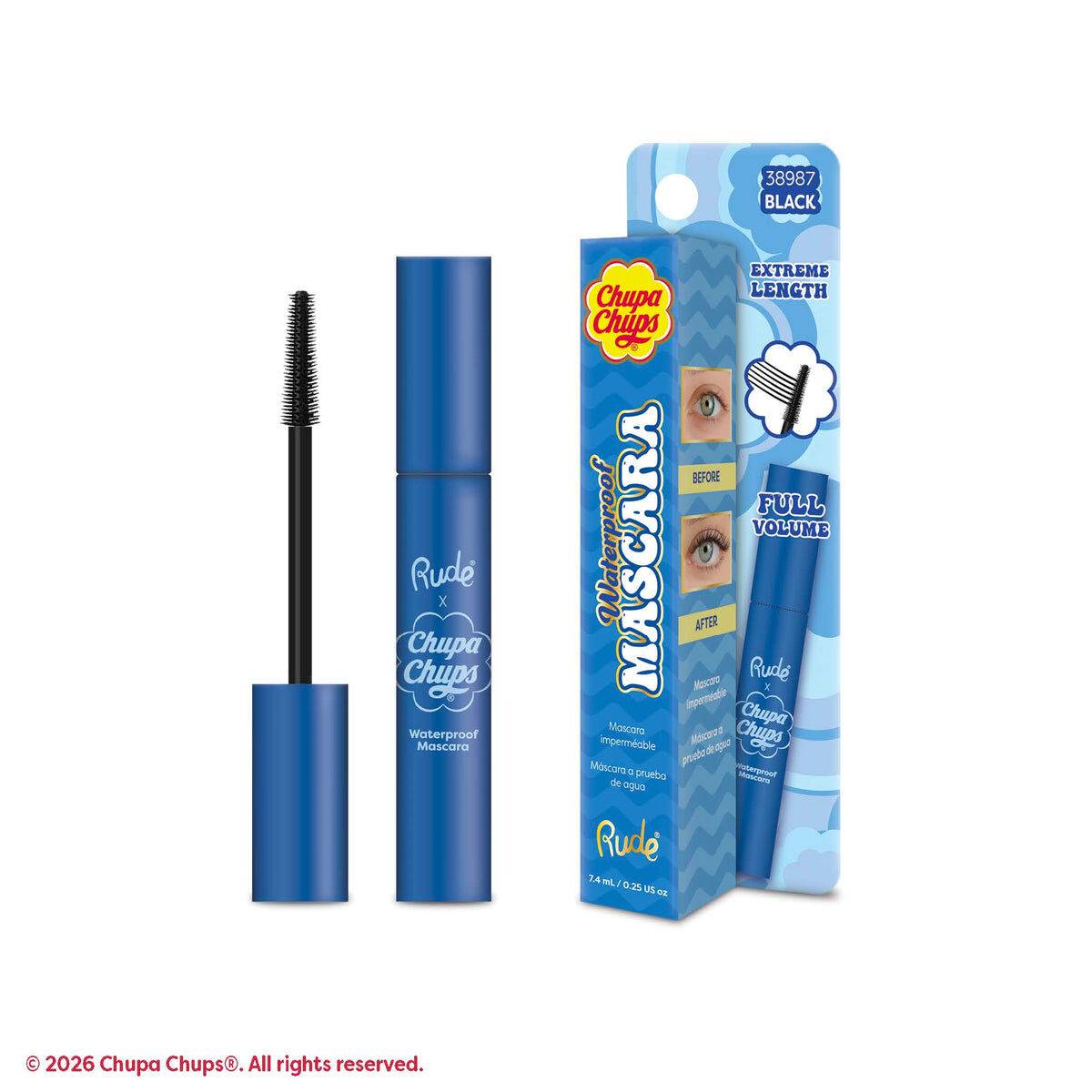 Chupa Chups Waterproof Mascara - Black