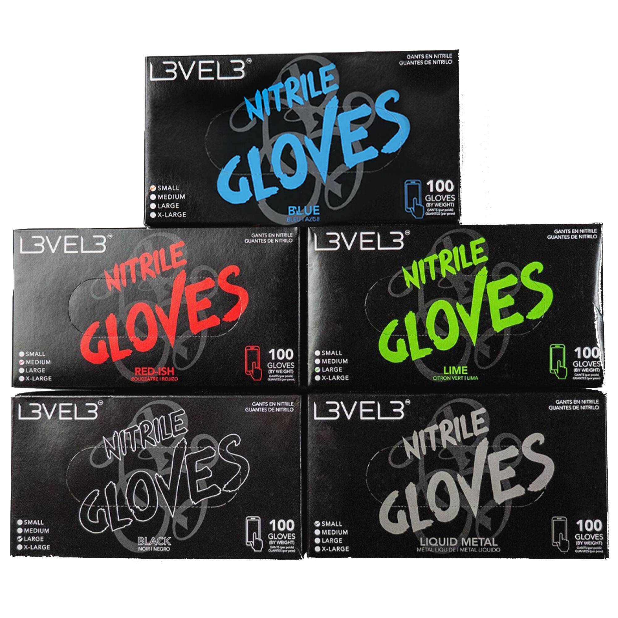 Nitrile Gloves Bundle - 5 Pack