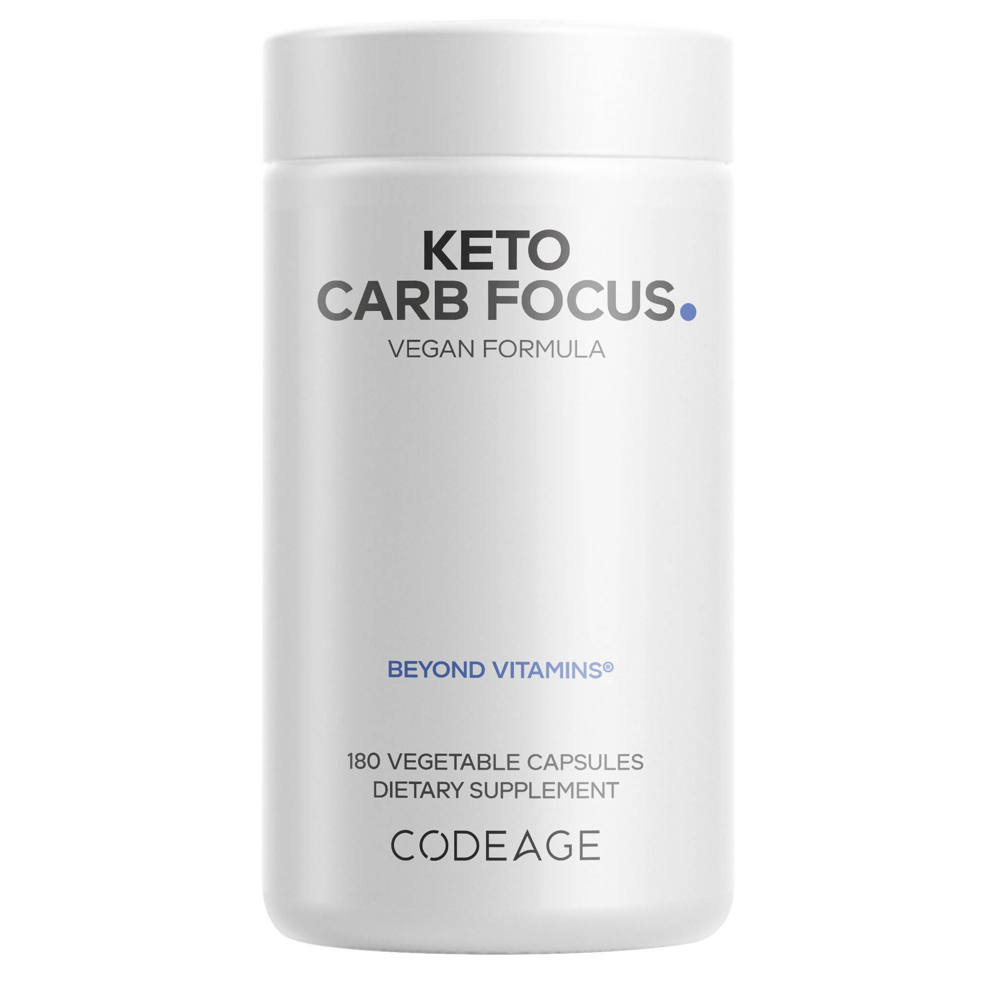 Keto Carb Focus Vegan Low Carb Ketogenic Digestion Support Formula