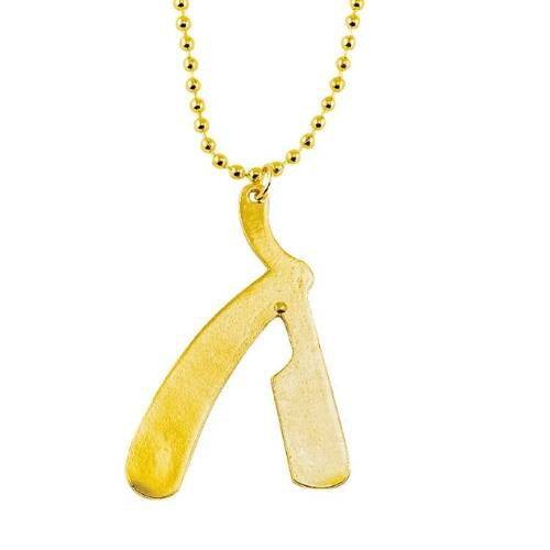 Golden Razor Necklace