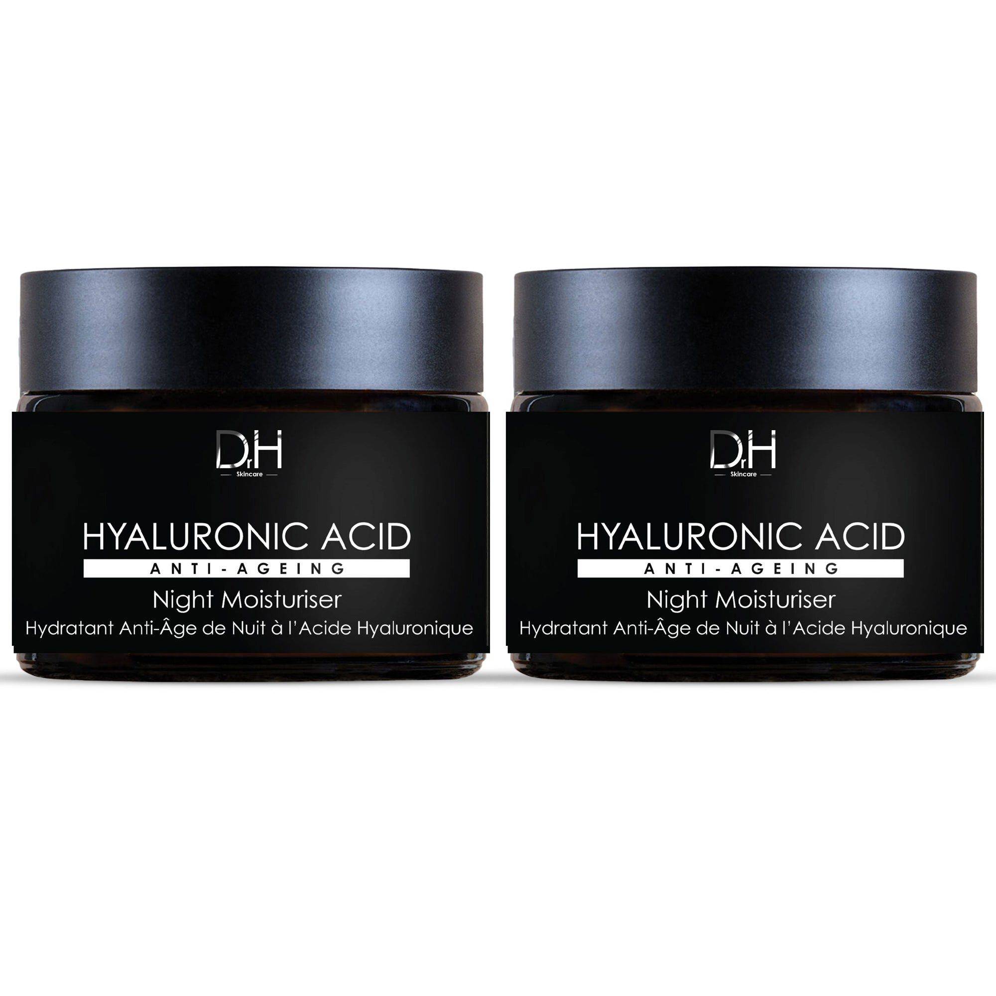 Hyaluronic Acid Anti-Ageing Night Moisturiser 60ml for Radiance