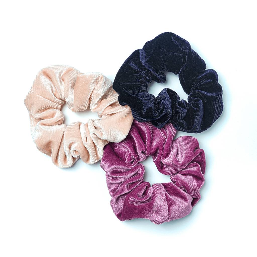 Hair Scrunchies- 3 Pack