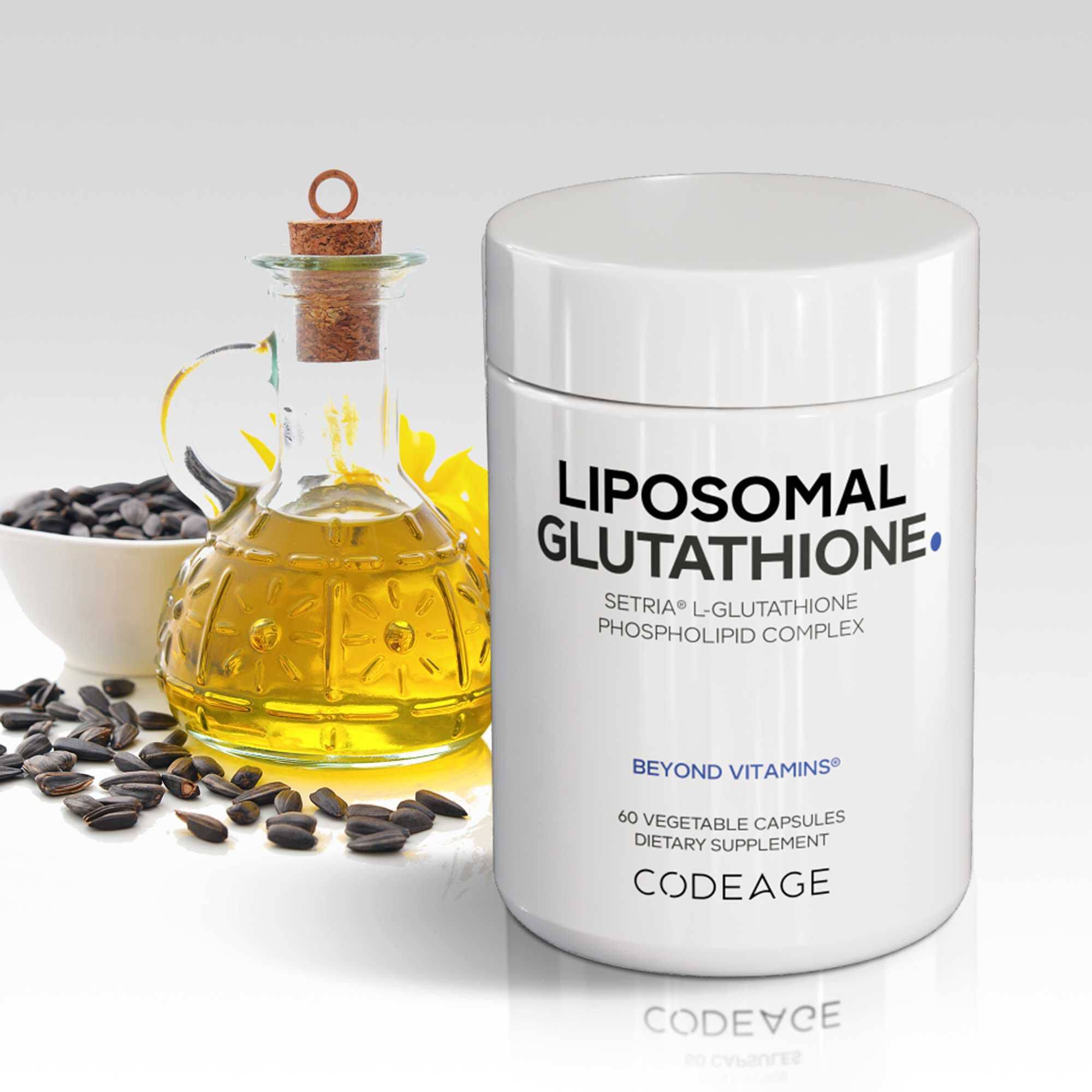 glutathione and nac supplements Codeage Liposomal Glutathione Setria L-Glutathione Phospholipid Complex  Pills