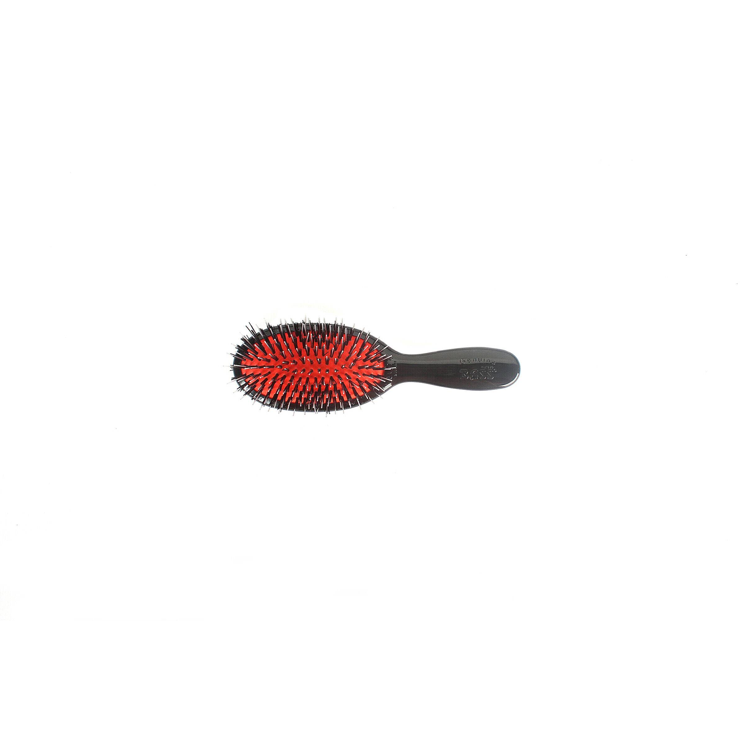 Elite Shine&Condition Natural Bristle&Nylon Pin Acrylic Handle Ex Sm