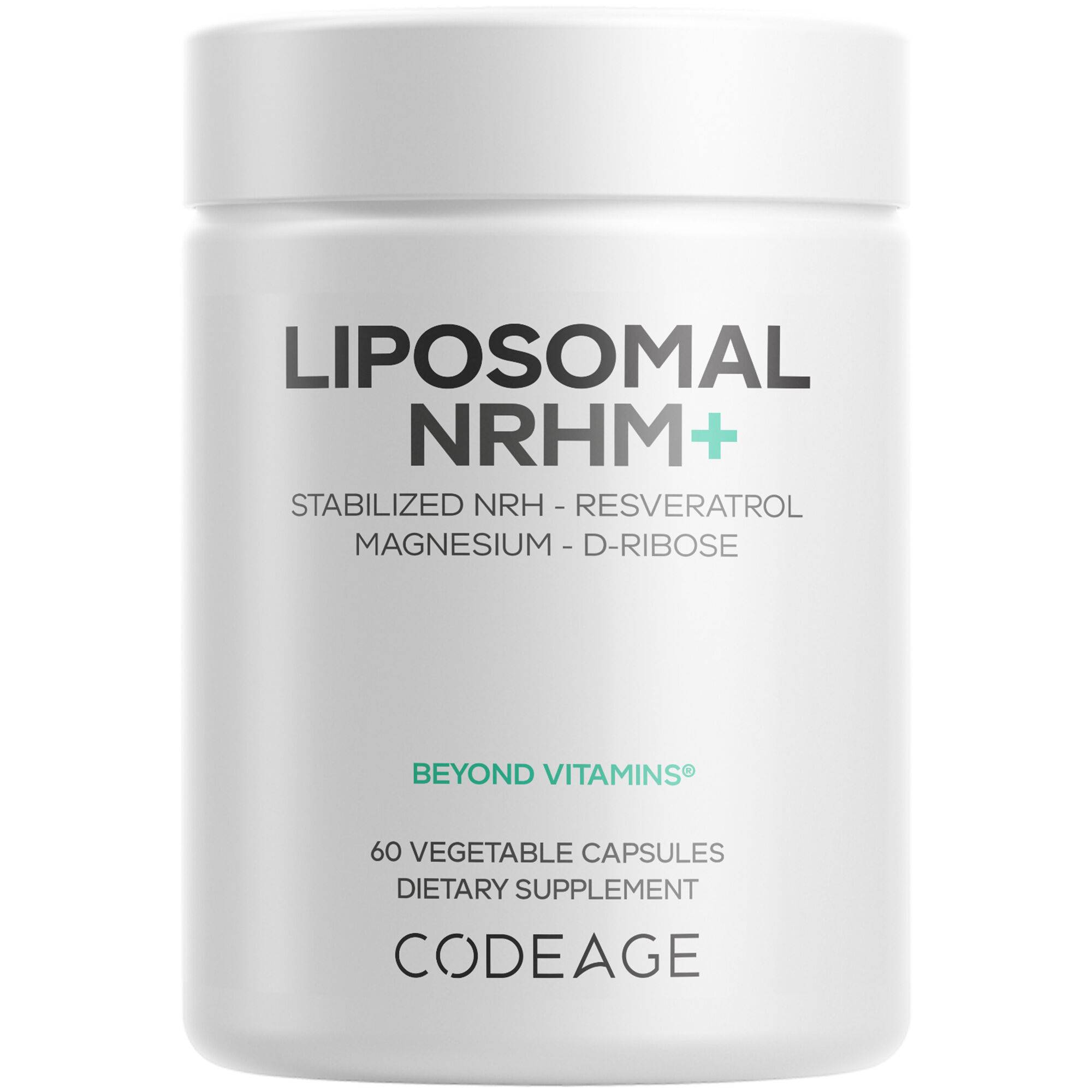 Liposomal NRHM+ 300mg Resveratrol D-Ribose Quercetin Magnesium
