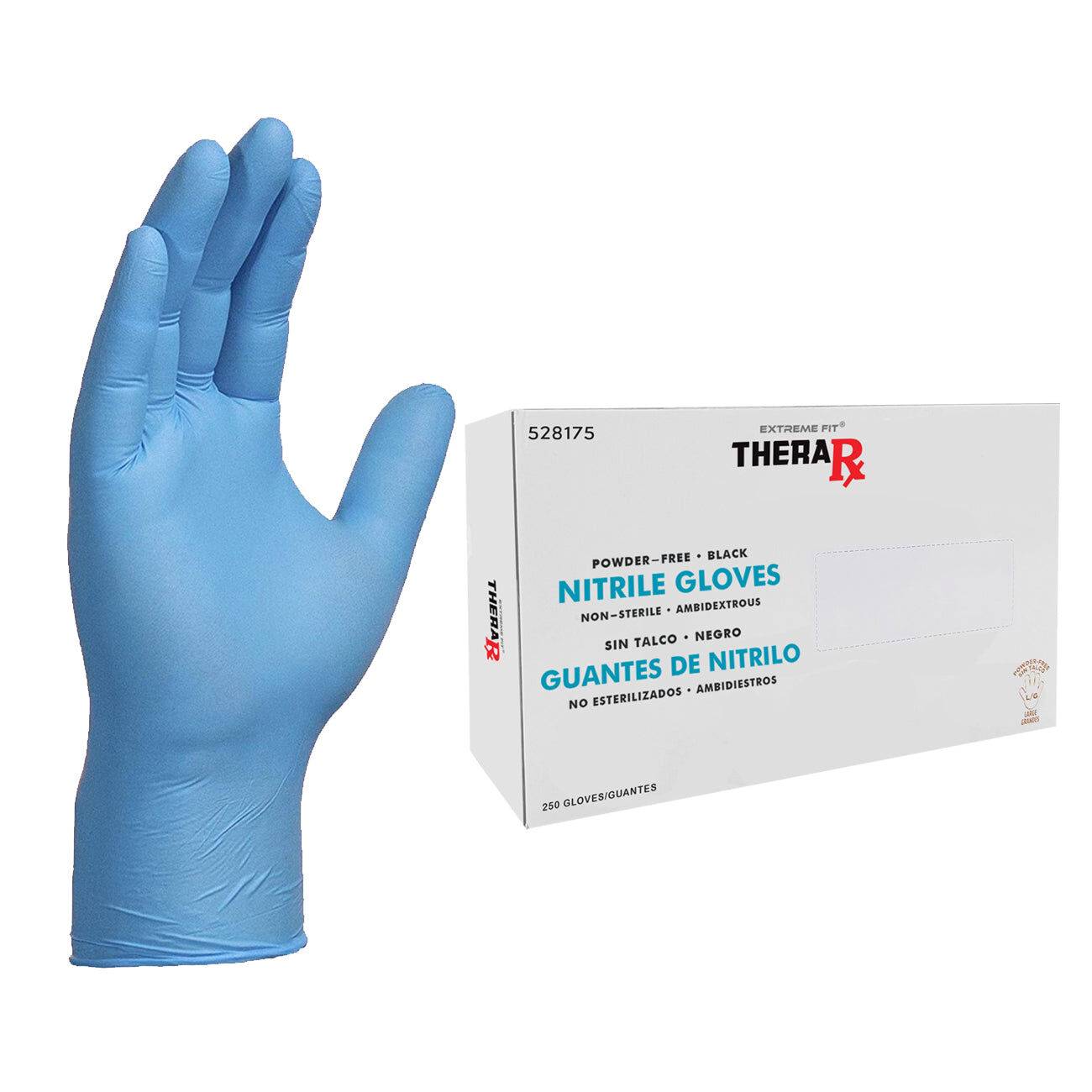 100 CT Everyday Use Powder Free Disposable Extra Thick Nitrile Gloves
