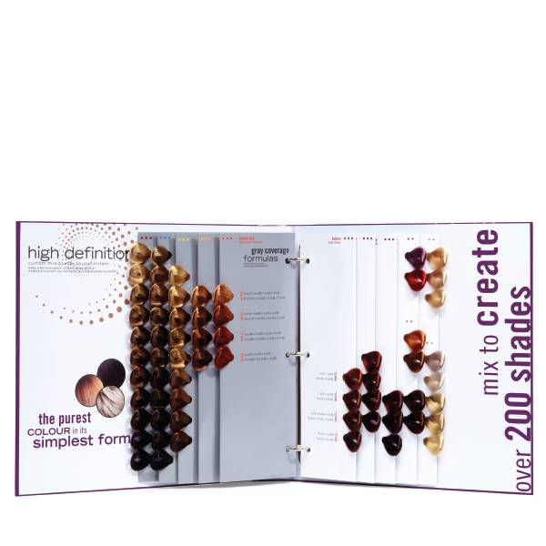 High Definition Custom Mixing Gel Color Swatch Book