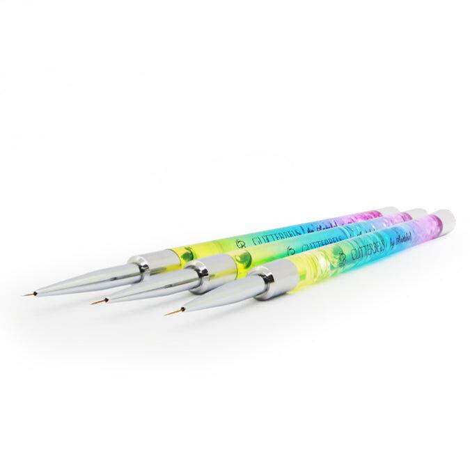 Rainbow Fine Detailer Brushes (3 Brushes)