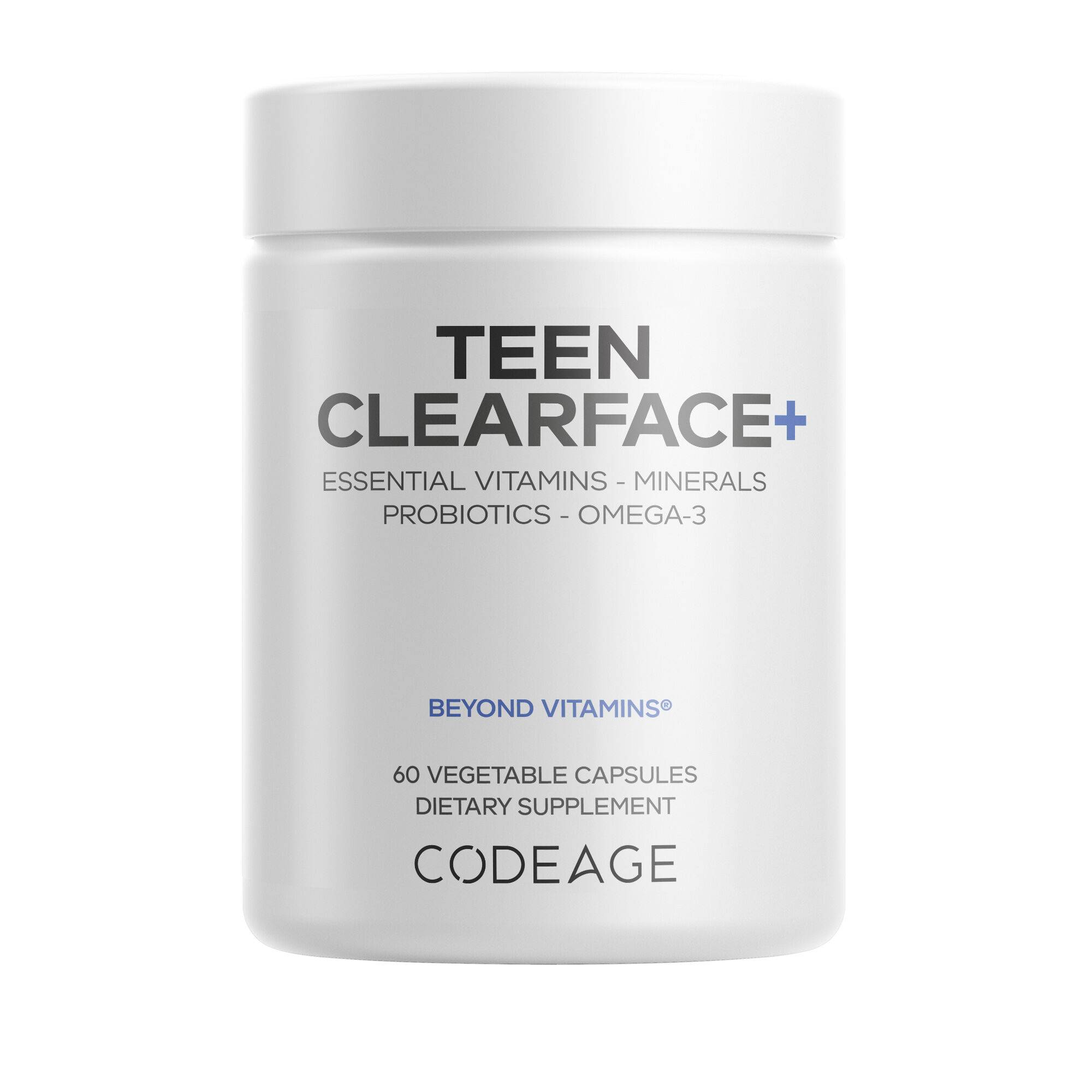 Teen Clearface Adolescent Face, Skin & Pimples Essential Vitamins