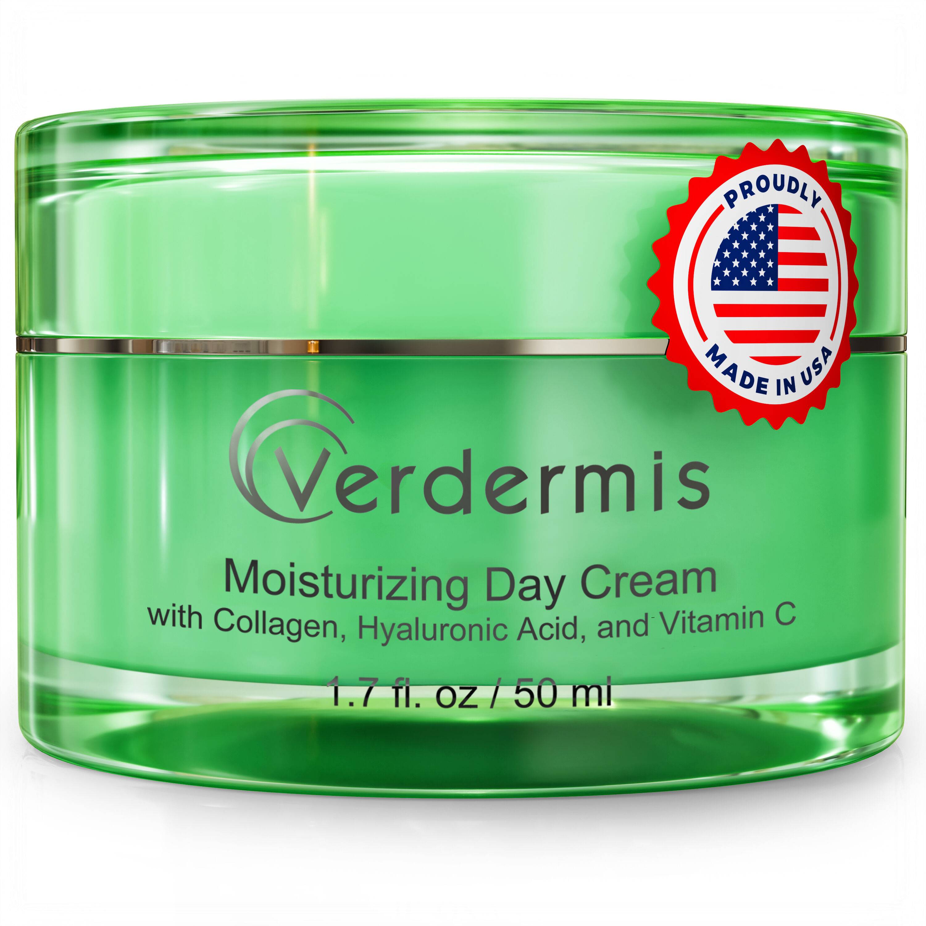 Moisturizing Day Cream with Collagen, Hyaluronic Acid, and Vitamin C