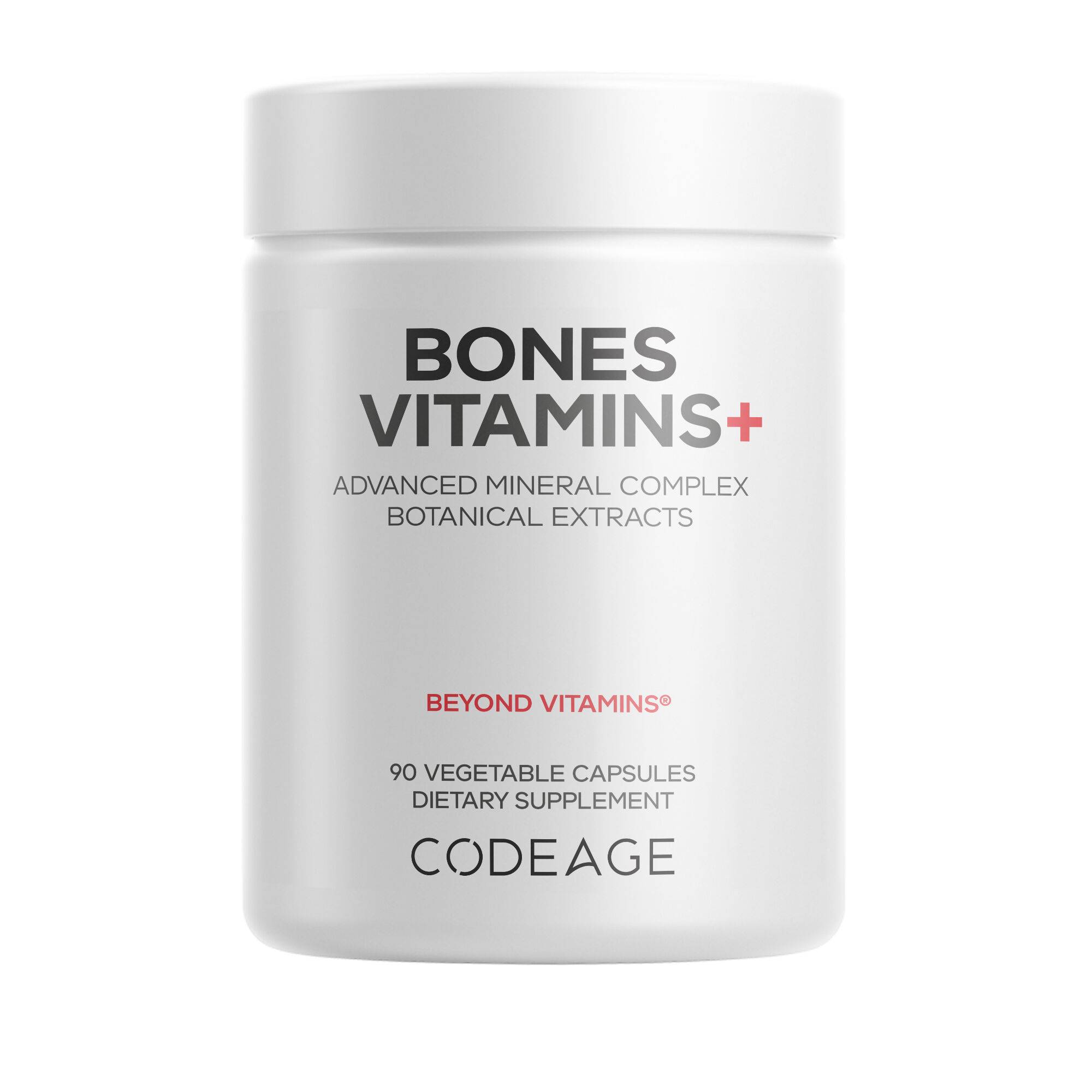 Bones Vitamins+ - Vitamin C, Calcium, Magnesium, Zinc