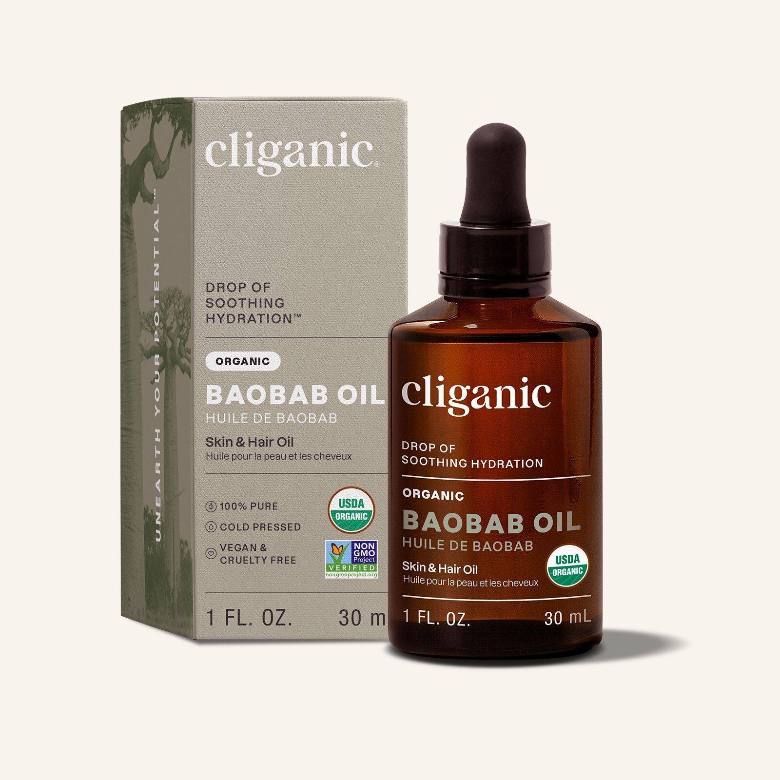 Organic Baobab Oil - 1 oz