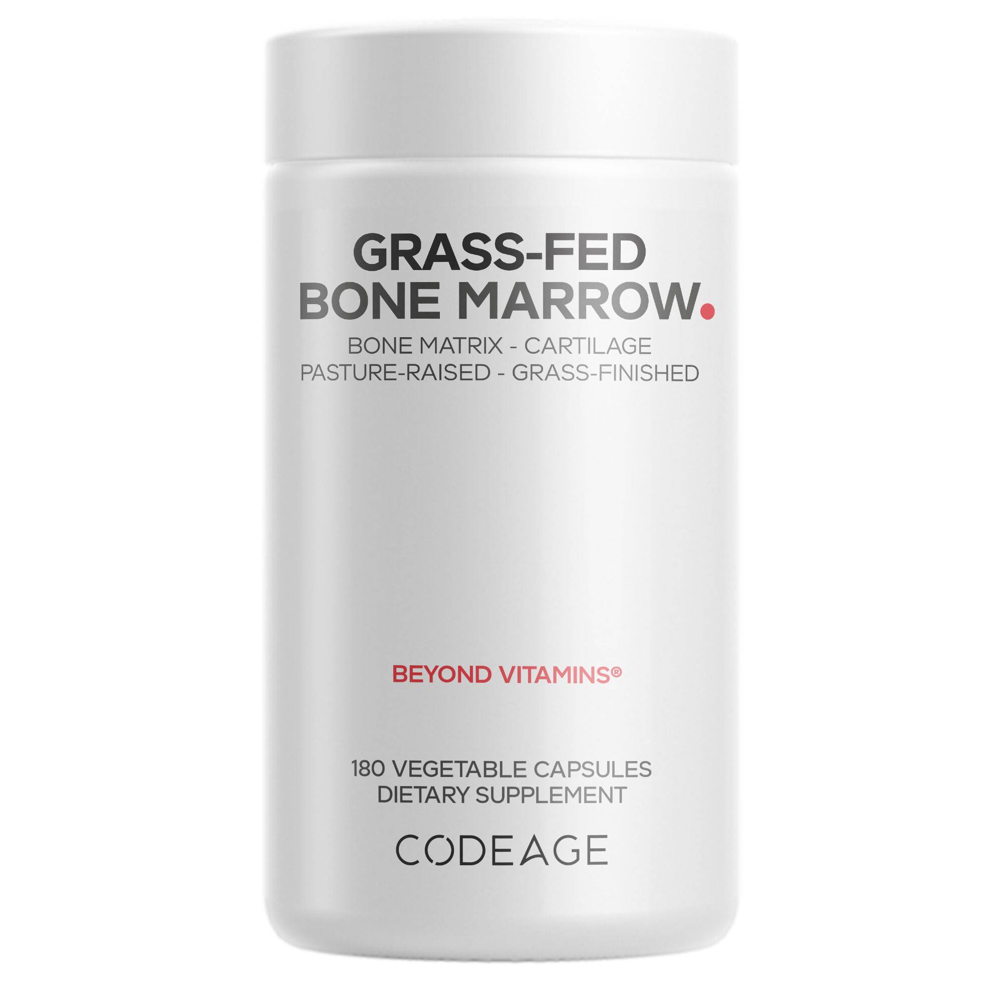 Grass-Fed Bone Marrow Supplement Non-Defatted Bone Matrix & Cartilage