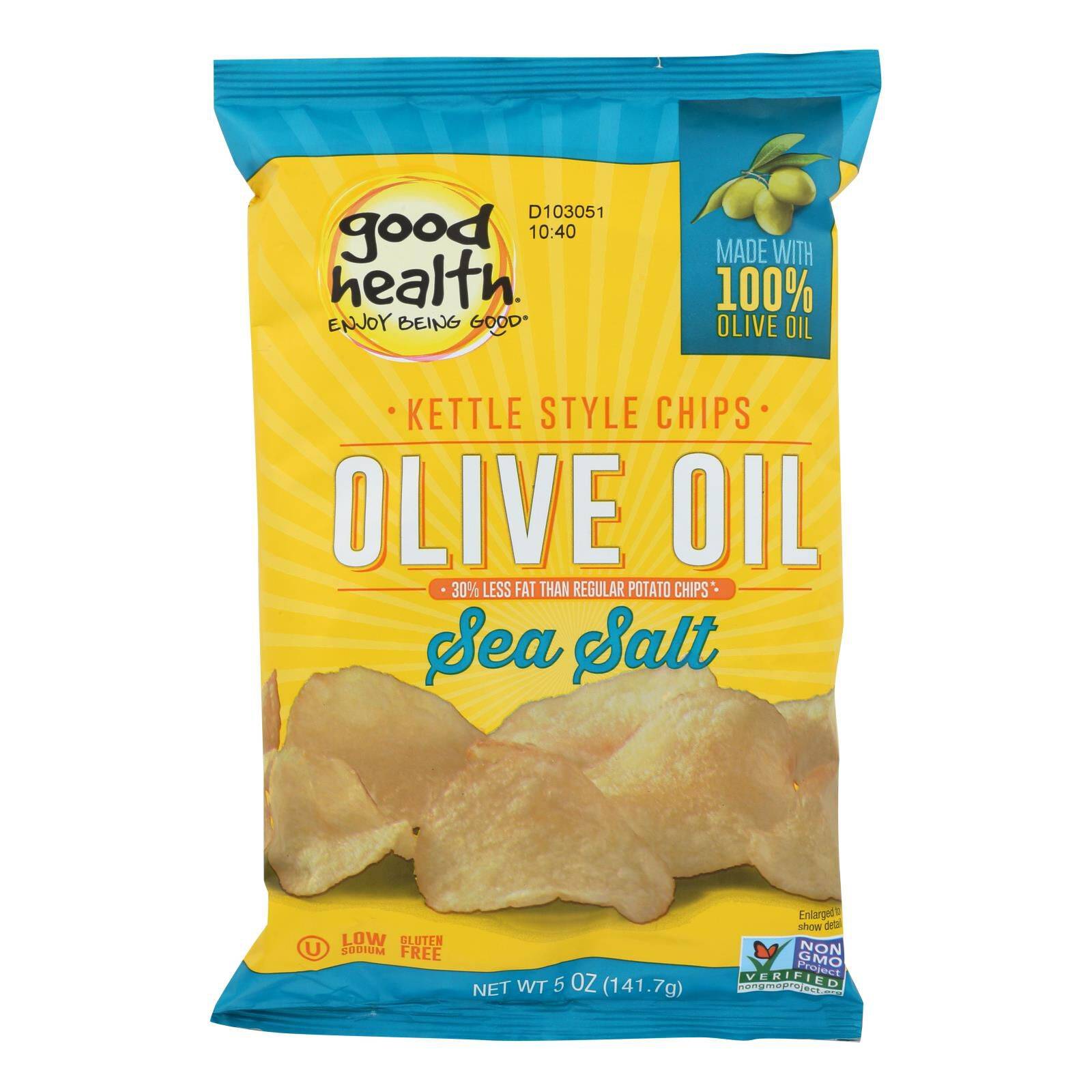 Sea Salt Chips - Case Of 12, 5 Oz