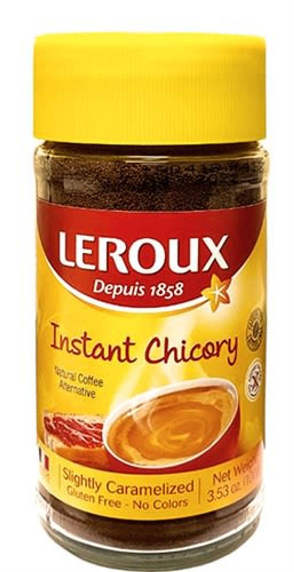 Leroux Regular Instant Chicory 3.5oz/100g (Pack of 3)