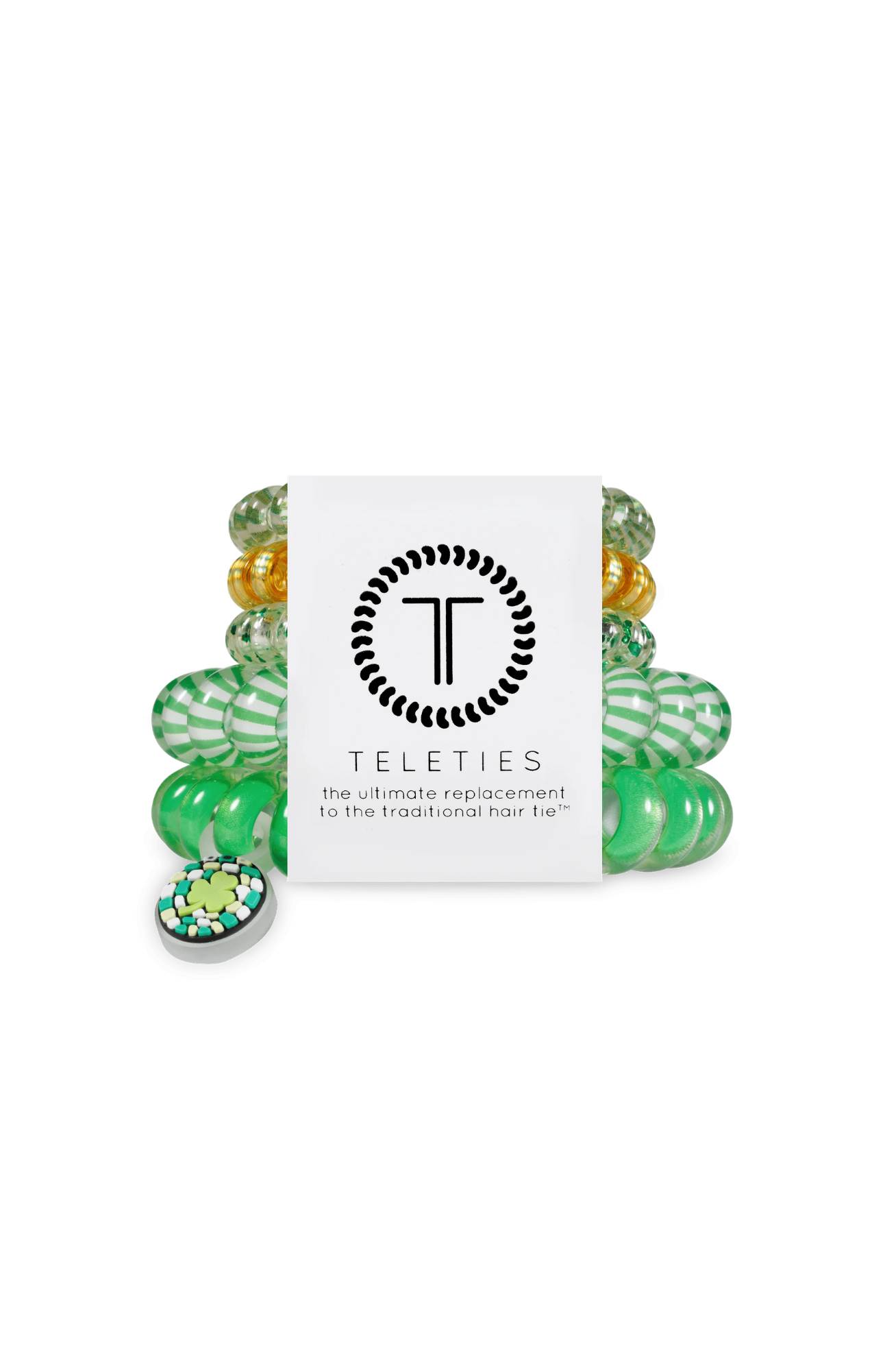 Dancing Green Hair Ties - Mixed Pack