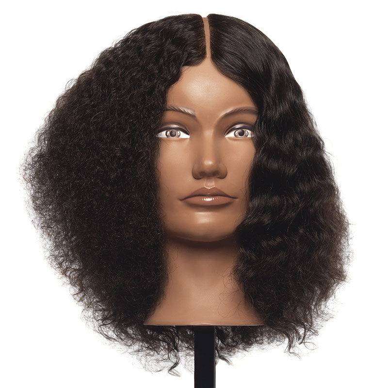 Multi-Texture Quad - 100% Human Textured Hair Mannequin