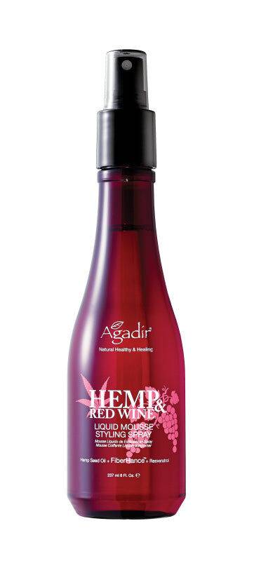 Hemp & Red Wine: Liquid Mousse Styling Spray