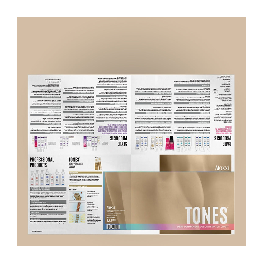 TONES Paper Swatch Chart