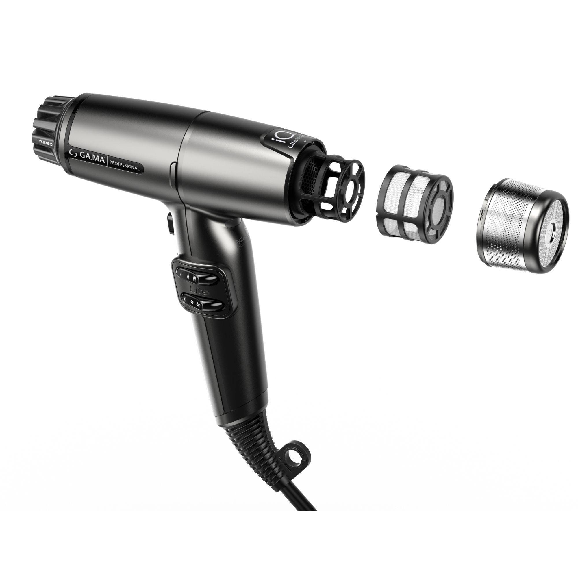 GA.MA Italy Professional Haartrockner Keration Diva 3D – 2300W, AC Motor, 6 Stufen, Inkl. Düsen