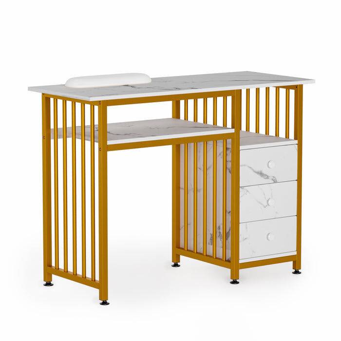MTD Marbling Texture Nail Manicure Table