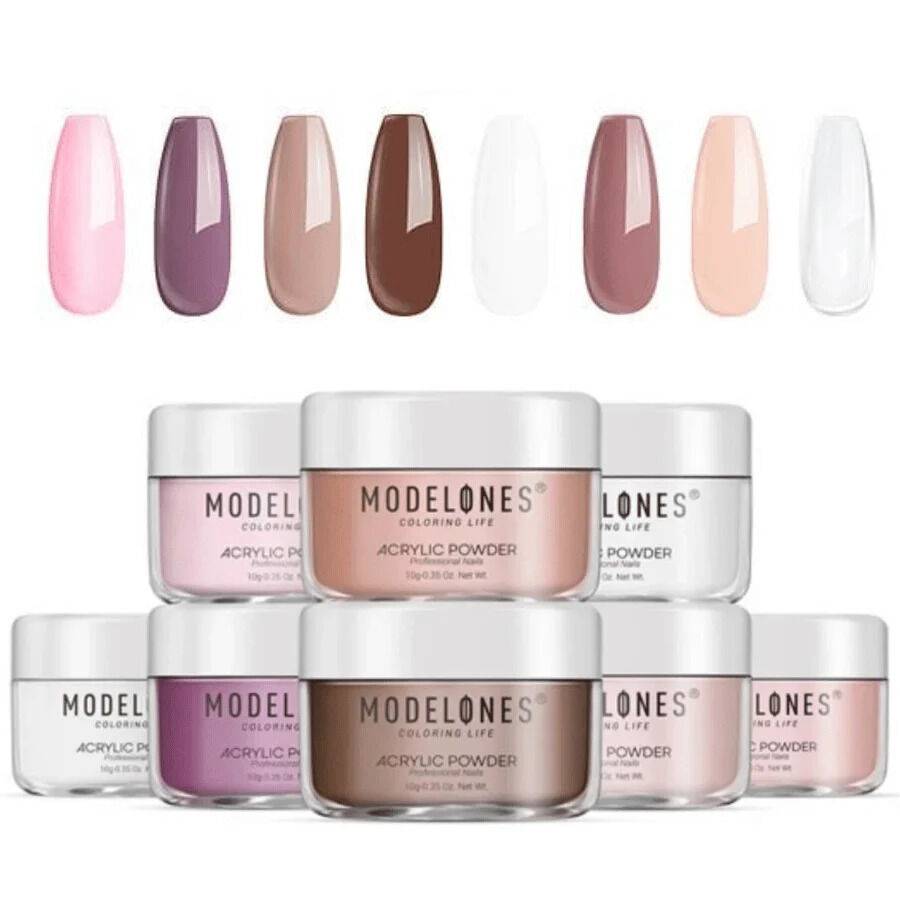 8 Shades Acrylic powder Set Love You Like a Love Song